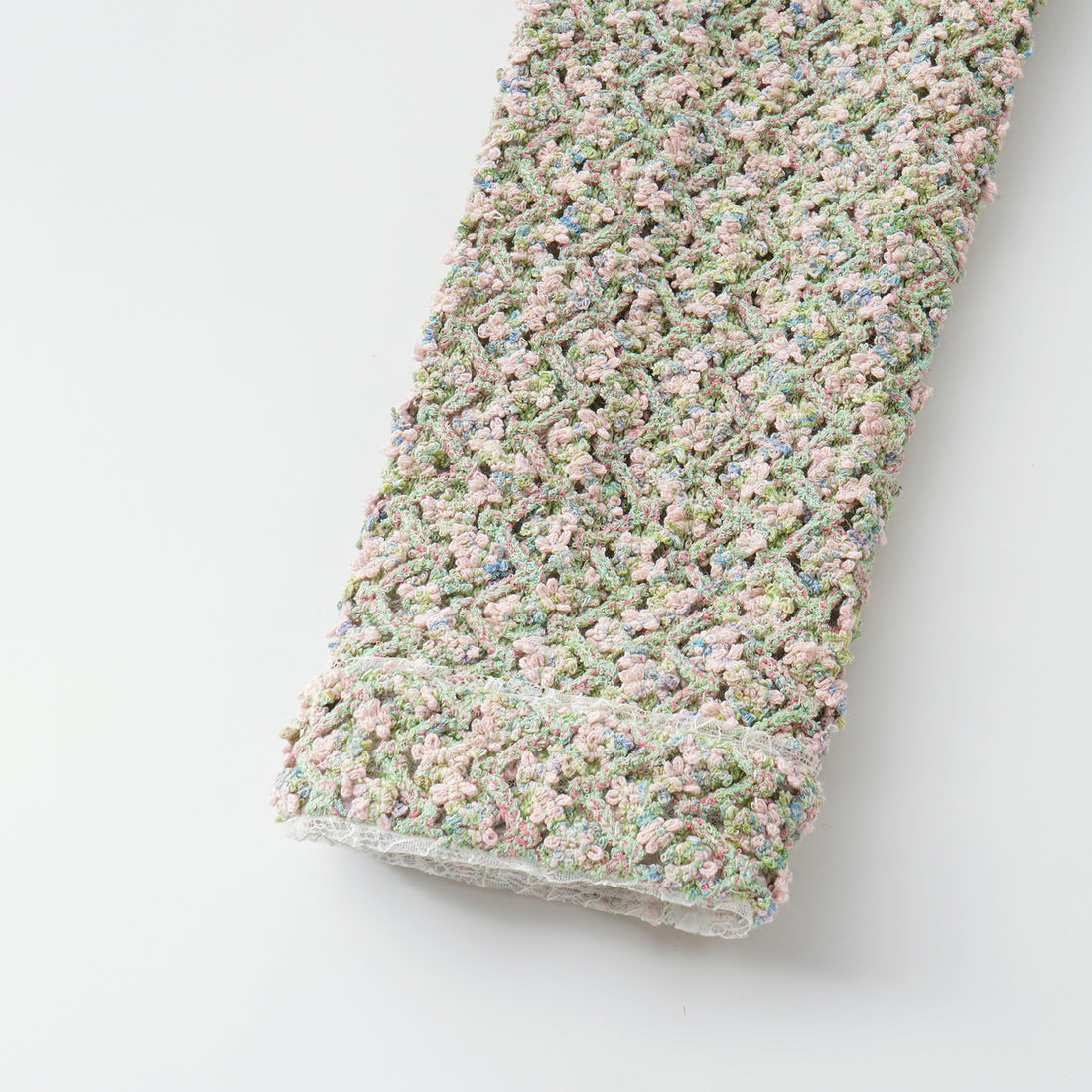 “Sloane Ave." 法國高級訂製蕾絲勾織花呢外套—Dewdrop Bloom莫內睡蓮・晨露