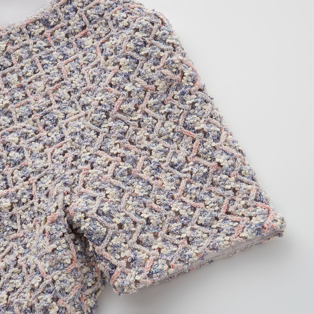 “Sloane Ave."法國高級訂製蕾絲勾織花呢洋裝 —Dreaming Pond莫內睡蓮・夢池