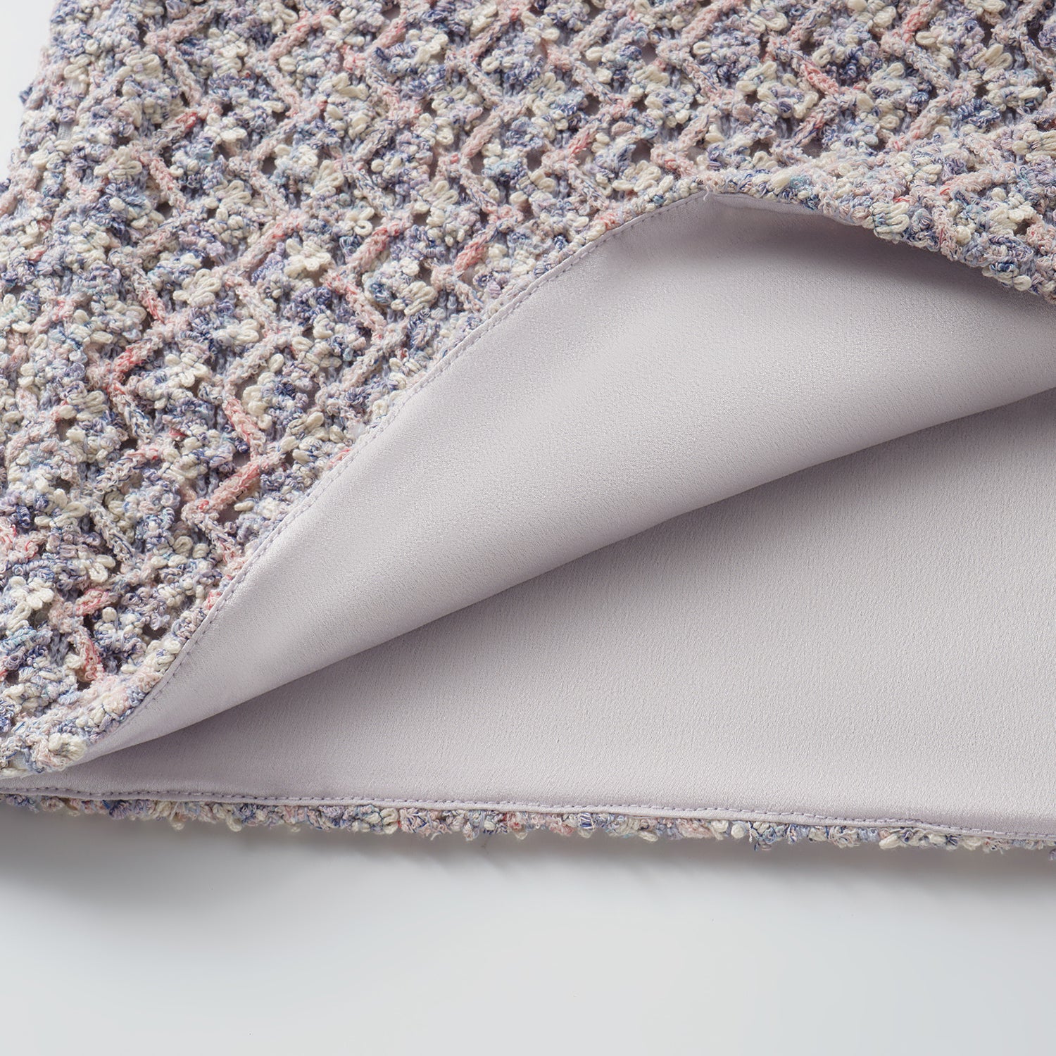 “Sloane Ave."法國高級訂製蕾絲勾織花呢洋裝 —Dreaming Pond莫內睡蓮・夢池