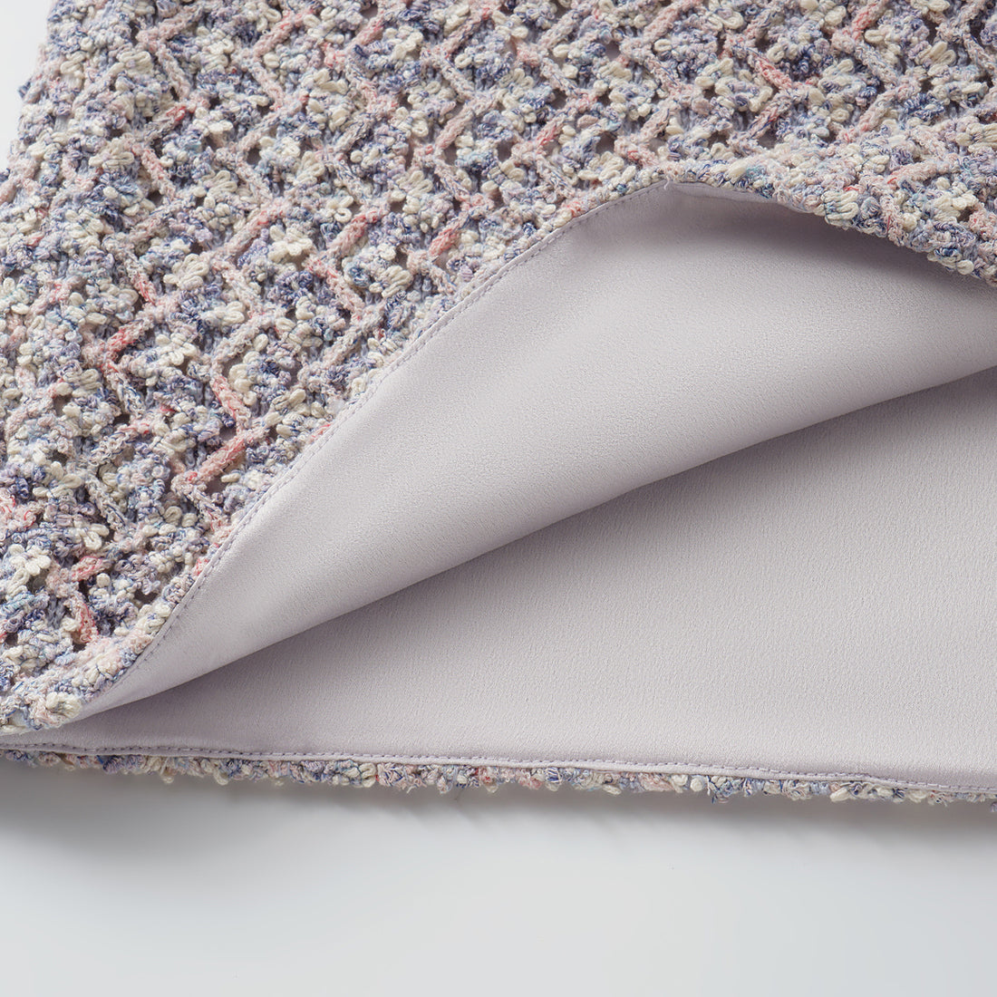 “Sloane Ave."法國高級訂製蕾絲勾織花呢洋裝 —Dreaming Pond莫內睡蓮・夢池