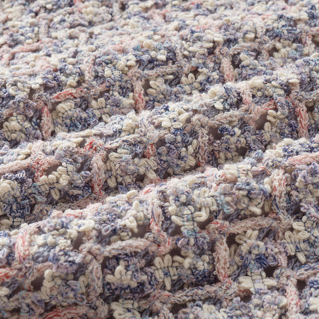 “Sloane Ave."法國高級訂製蕾絲勾織花呢洋裝 —Dreaming Pond莫內睡蓮・夢池