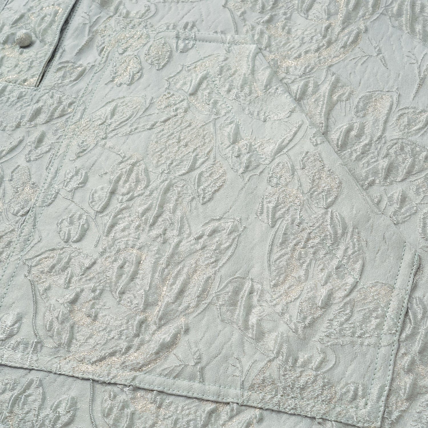 “春遊” 提花連帽拉繩上衣—Moonlit