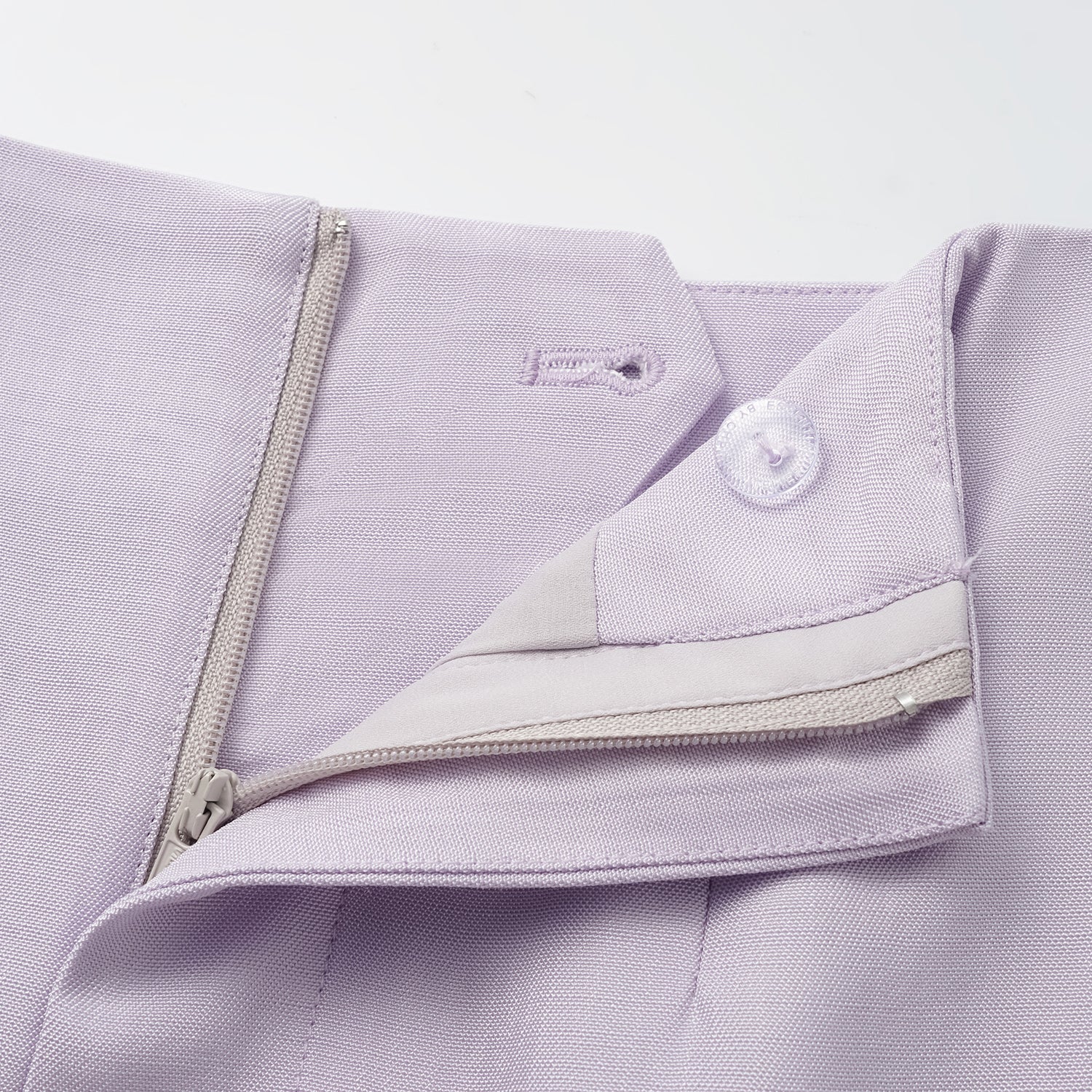 "Speak Sleek" 奢華輕薄麻感肌理醋酸鉛筆裙—Lilac