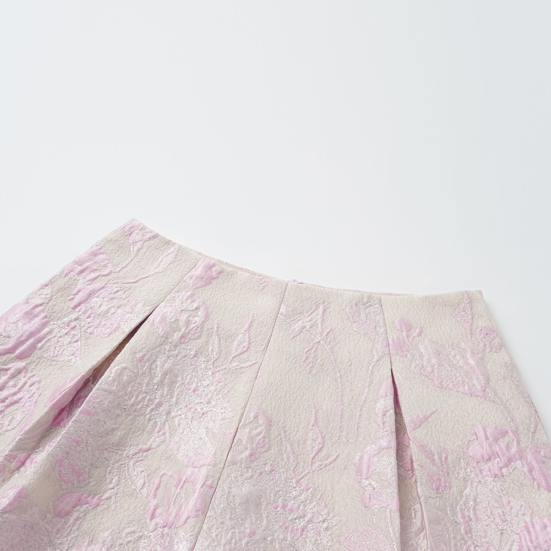 “春意” 提花短褲—浮光露櫻