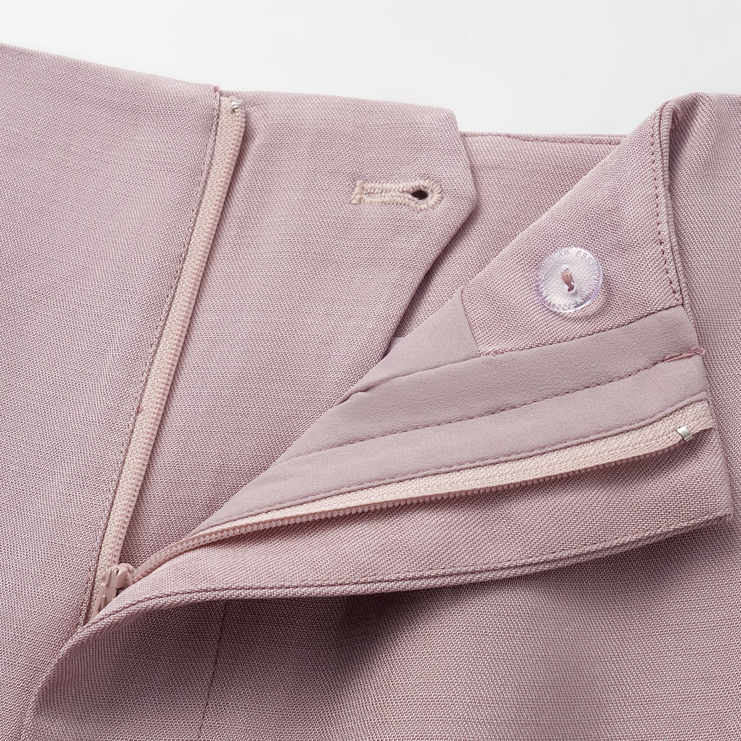 "Speak Sleek" 奢華輕薄麻感肌理醋酸鉛筆裙—Pink