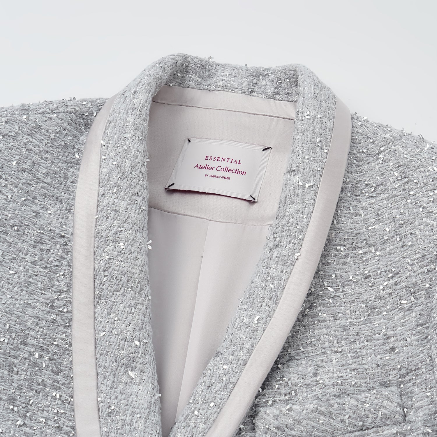 "Arcade of CherJoy Atelier." 法國夏日輕薄花呢立體剪裁修身西裝外套