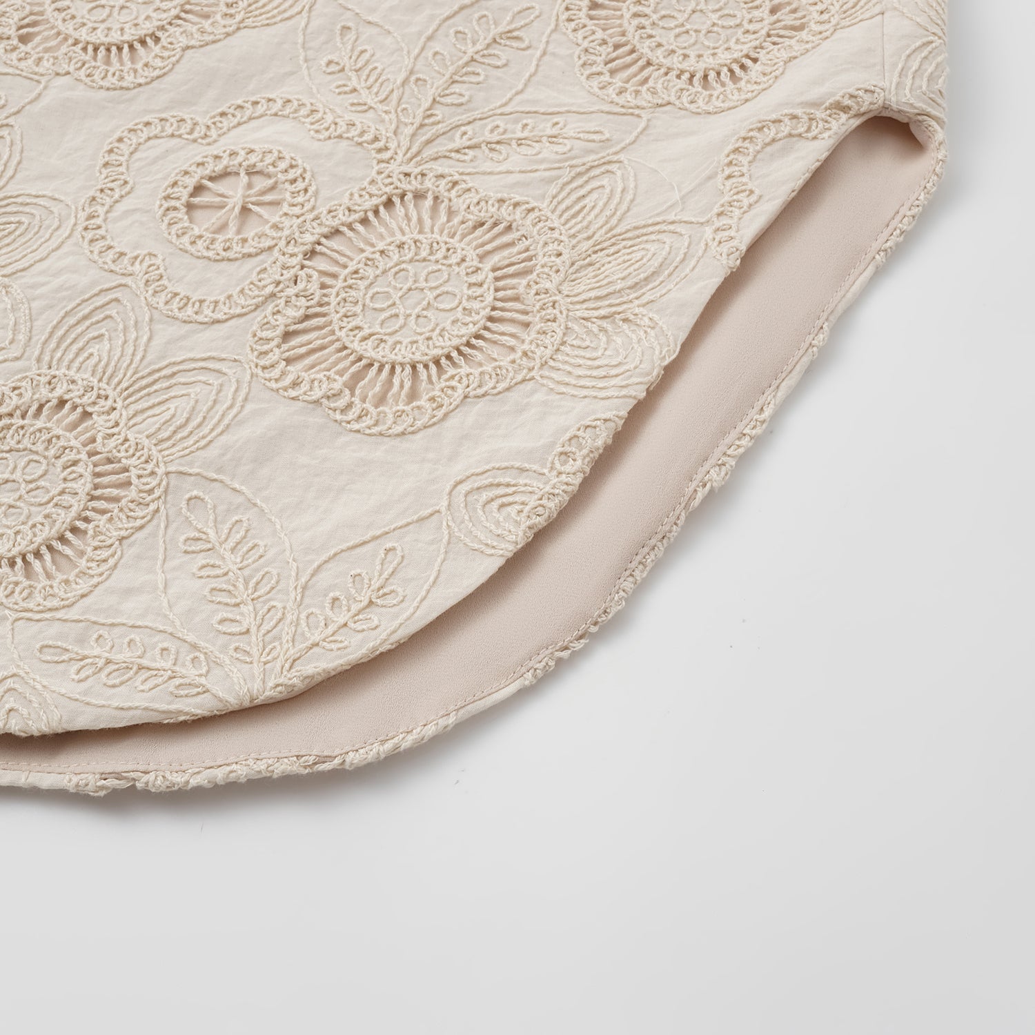 “慵懶俏麗” 義大利蕾絲Oversized襯衫