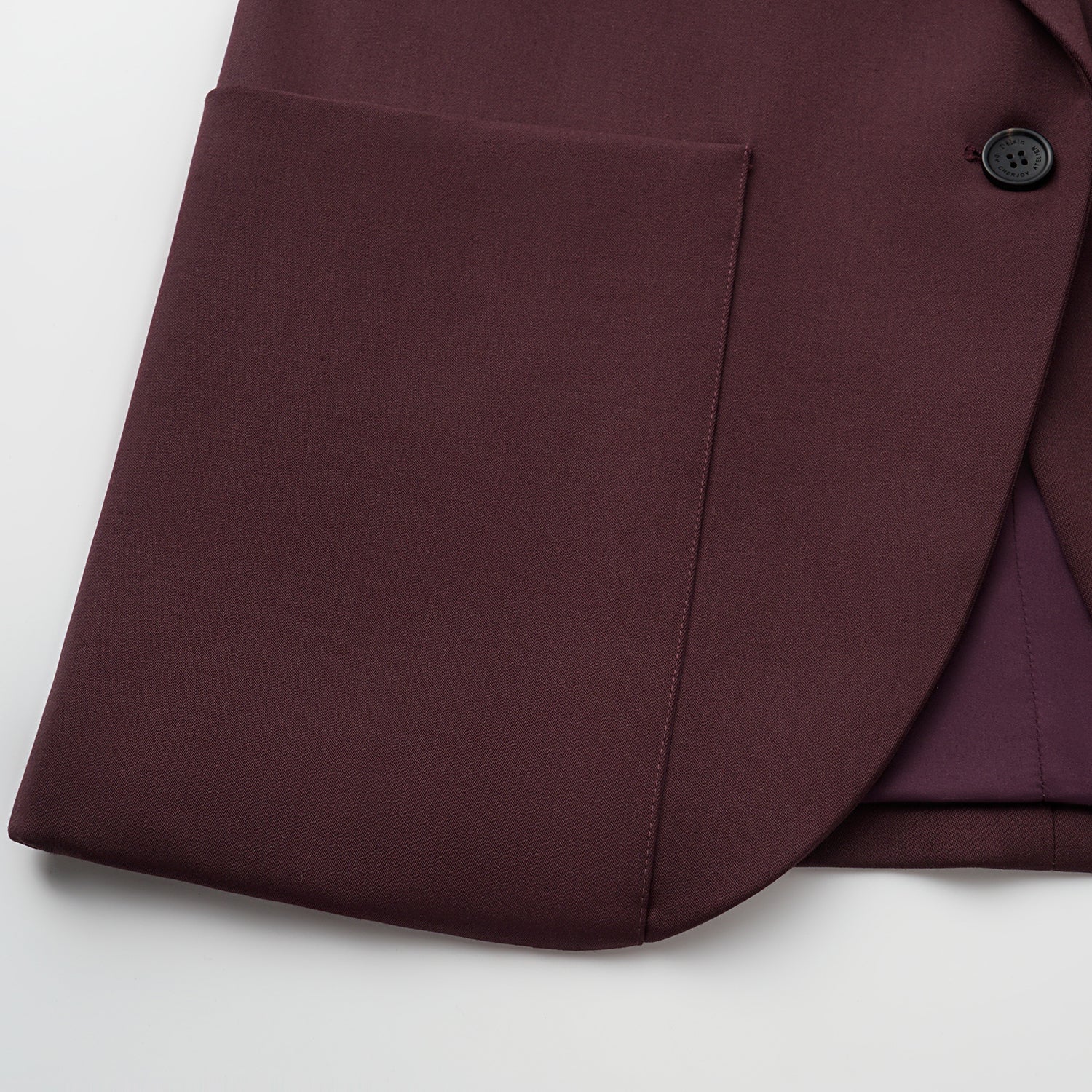 “Westminster Weekdays." 義大利頂級羊毛西裝外套—Merlot Burgundy梅洛紅酒