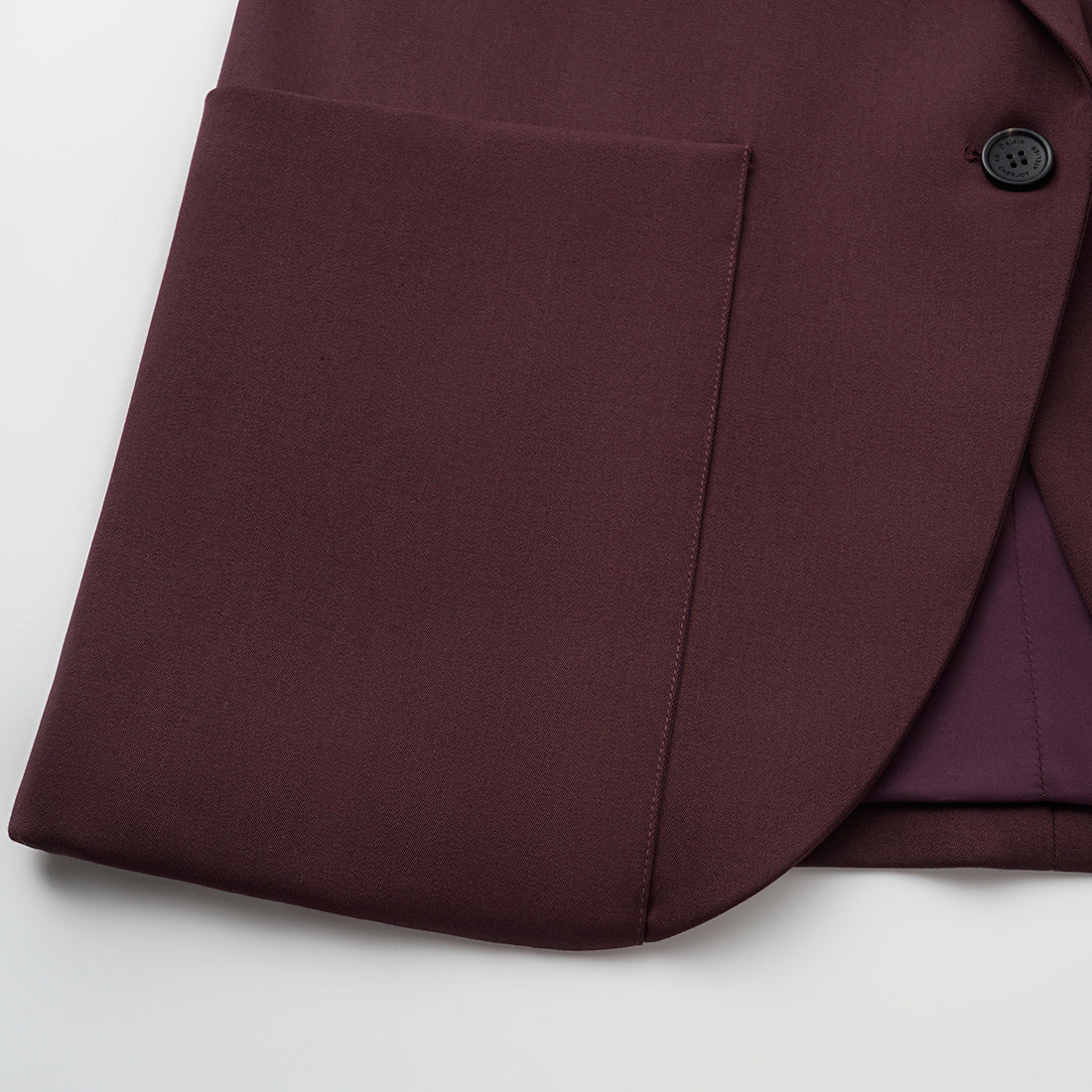 “Westminster Weekdays." 義大利頂級羊毛西裝外套—Merlot Burgundy梅洛紅酒