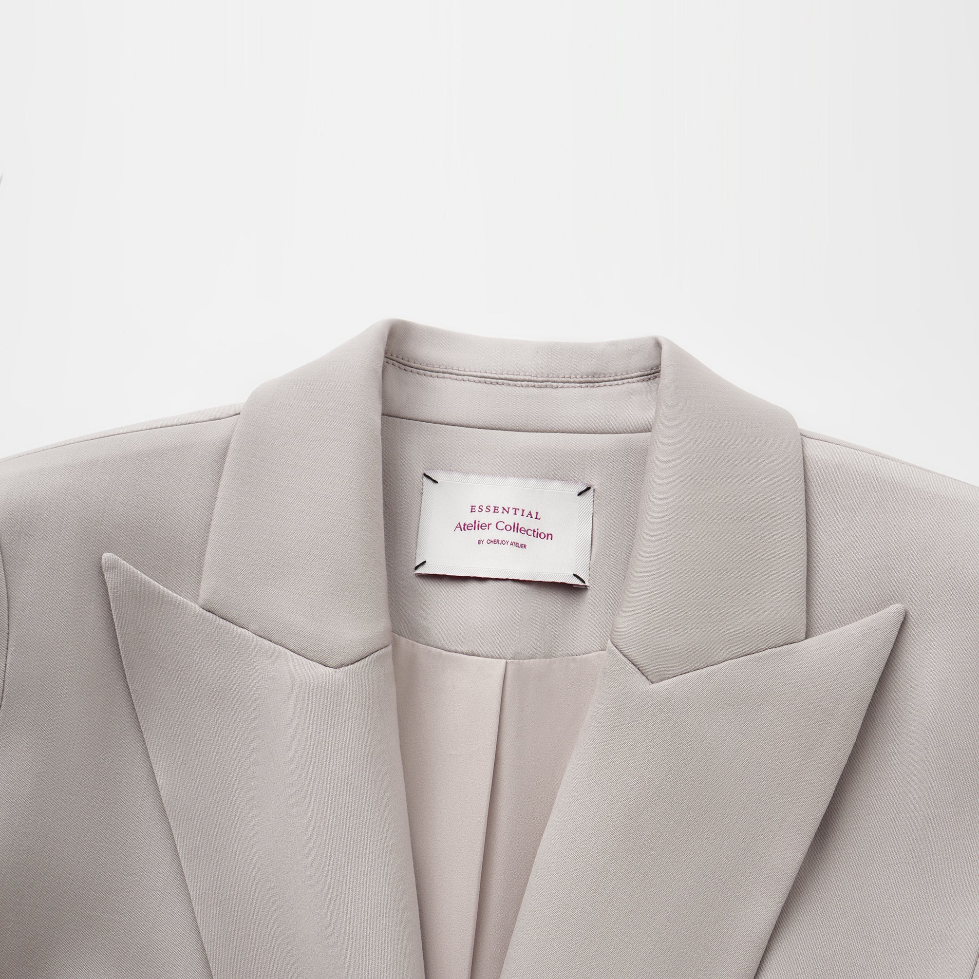 “Westminster Weekdays." 義大利頂級羊毛修身西裝外套—Iris Ash銀霧鳶尾