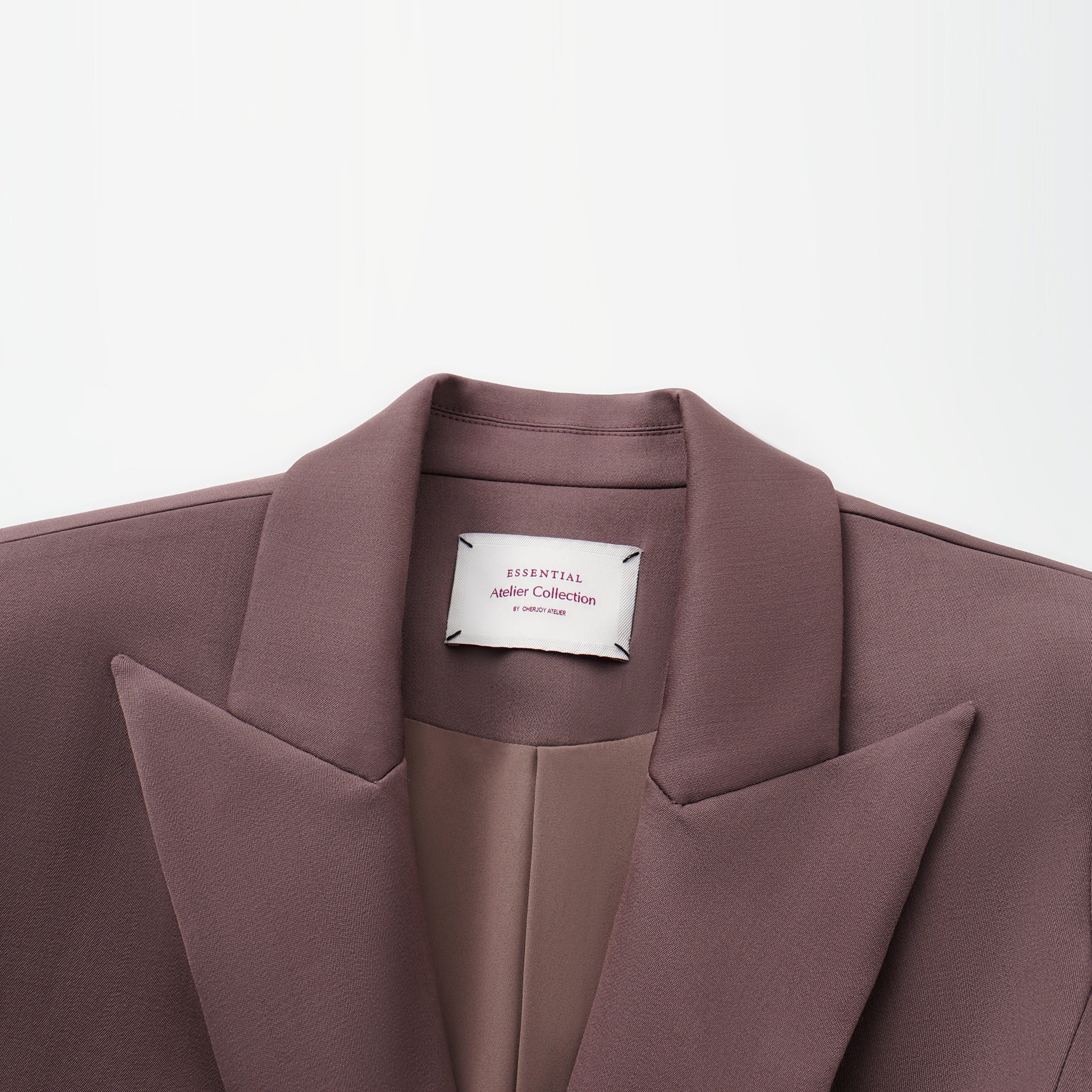 “Westminster Weekdays." 義大利頂級羊毛修身西裝外套—Rosewood Dusk烏木玫瑰