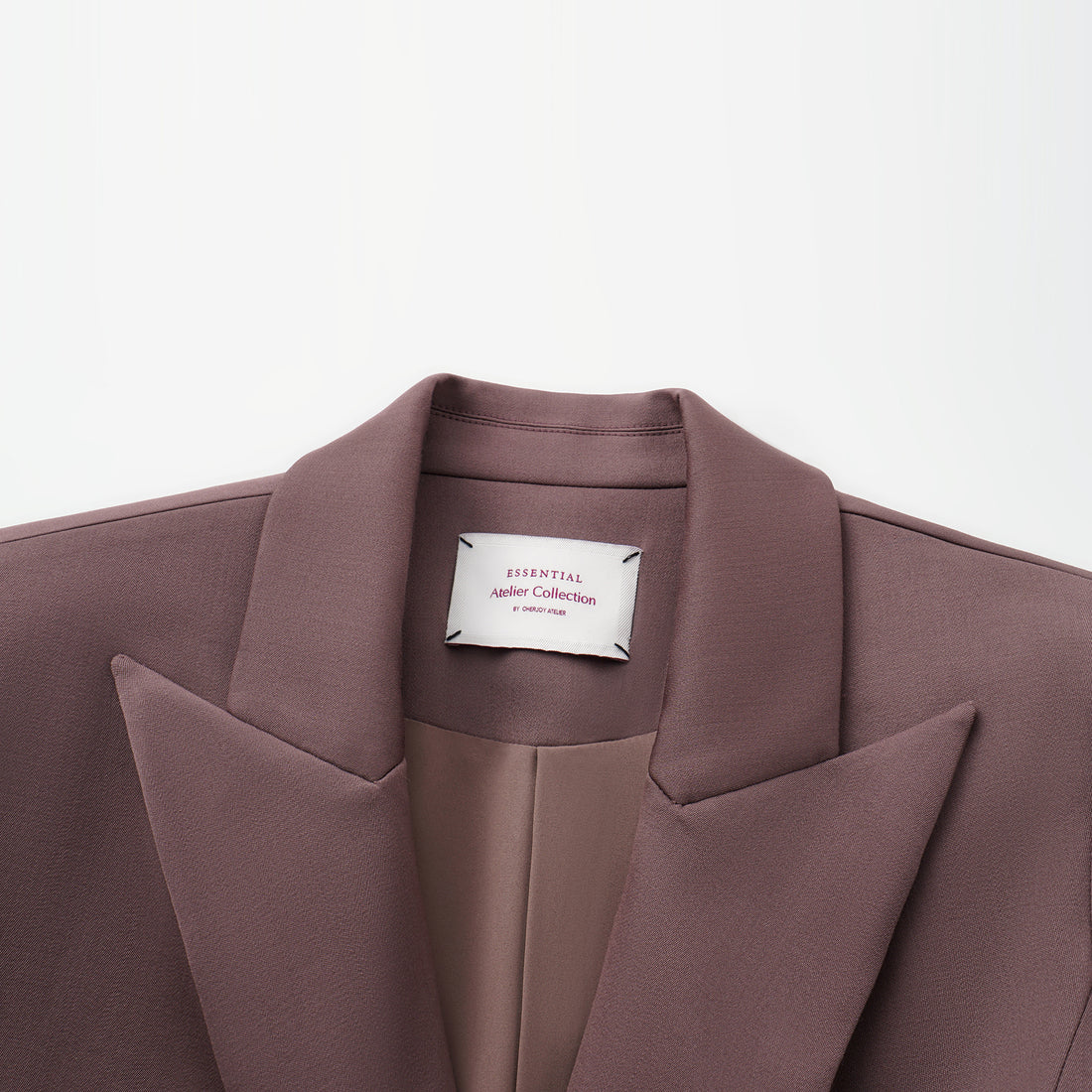 “Westminster Weekdays." 義大利頂級羊毛修身西裝外套—Rosewood Dusk烏木玫瑰