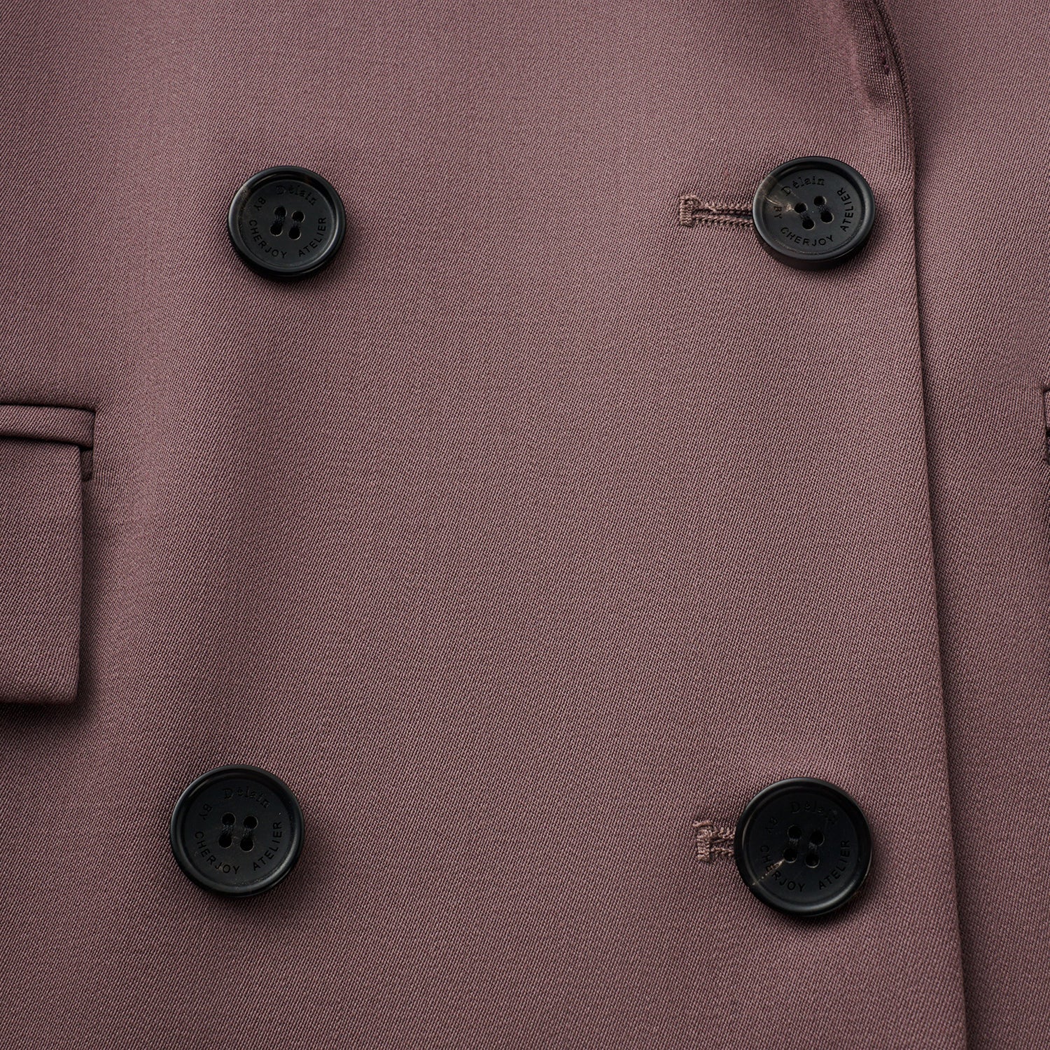 “Westminster Weekdays." 義大利頂級羊毛修身西裝外套—Rosewood Dusk烏木玫瑰