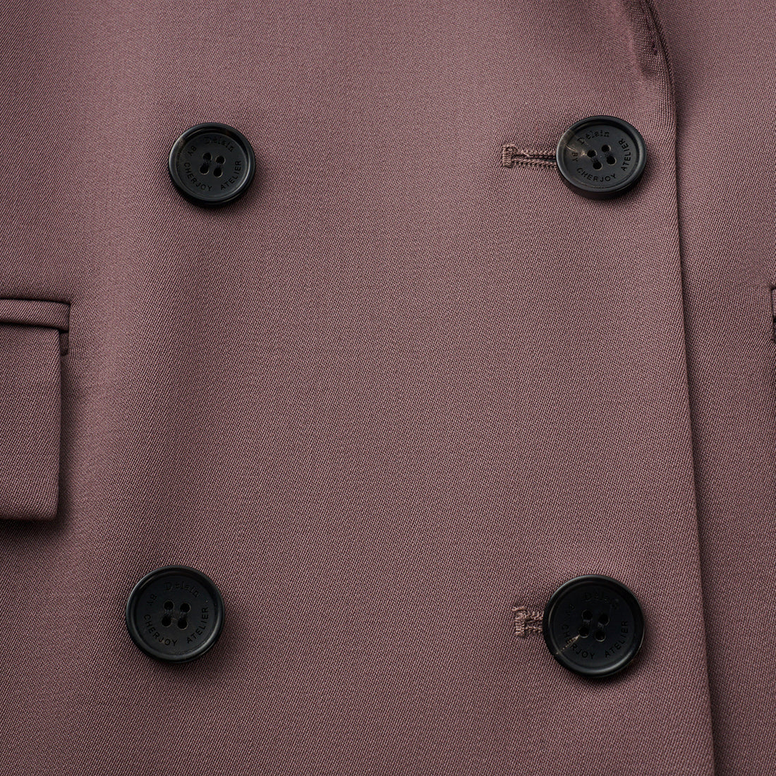 “Westminster Weekdays." 義大利頂級羊毛修身西裝外套—Rosewood Dusk烏木玫瑰