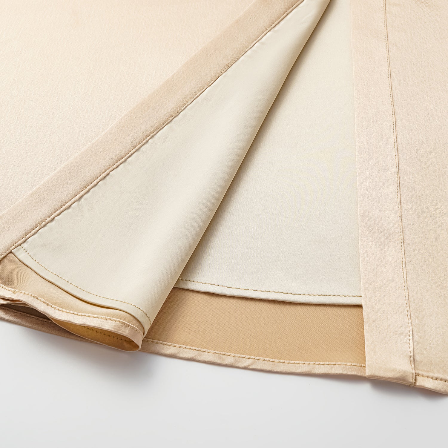 "True Grace." Crystal scale texture acetate shirt dress - nude gold 