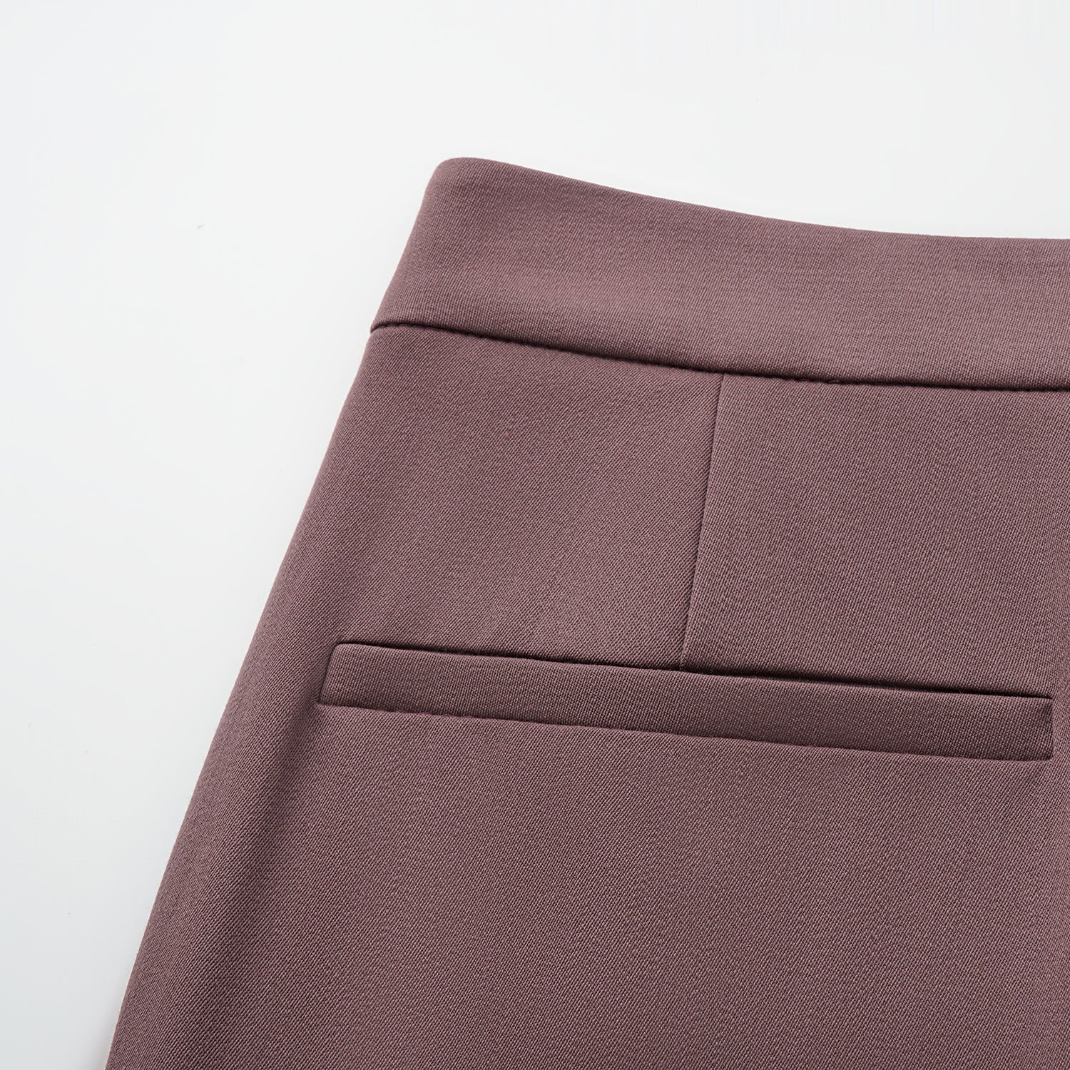 “Westminster Weekdays." 義大利頂級羊毛西裝喇叭褲—Rosewood Dusk烏木玫瑰
