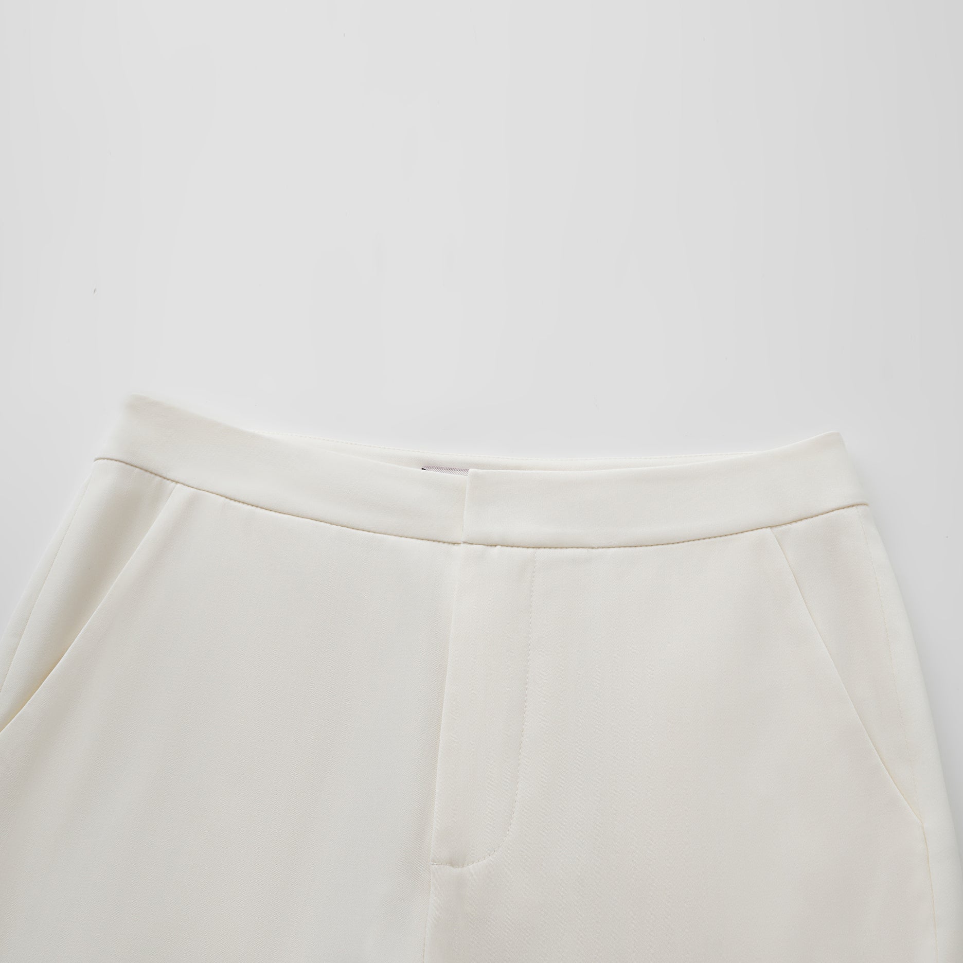 “Westminster Weekdays." 義大利頂級羊毛西裝喇叭褲——Dewed Jasmine晨露白茉