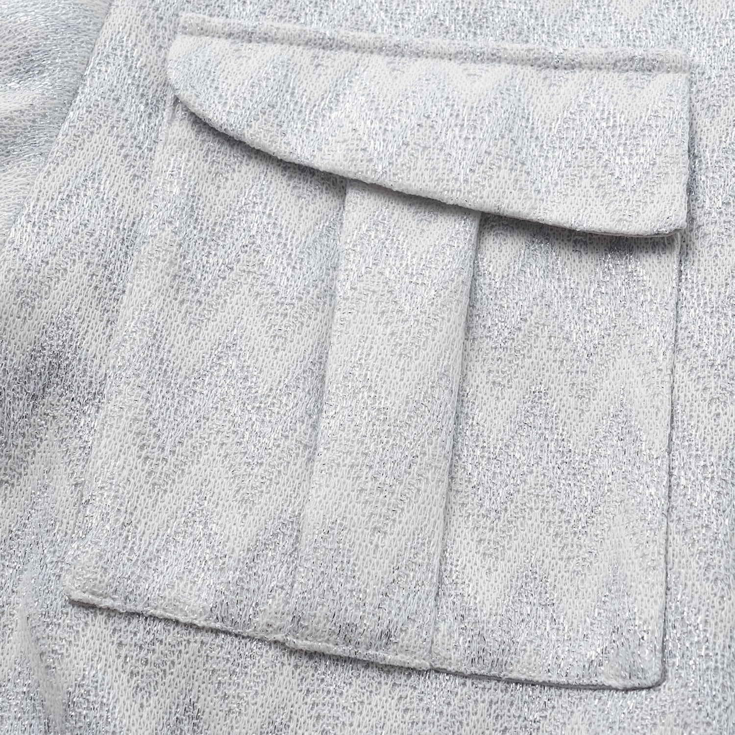 “Autumn Diary”義大利Chevron山形銀燦織紋針織連身褲—Hazy Vale煙嵐悠境