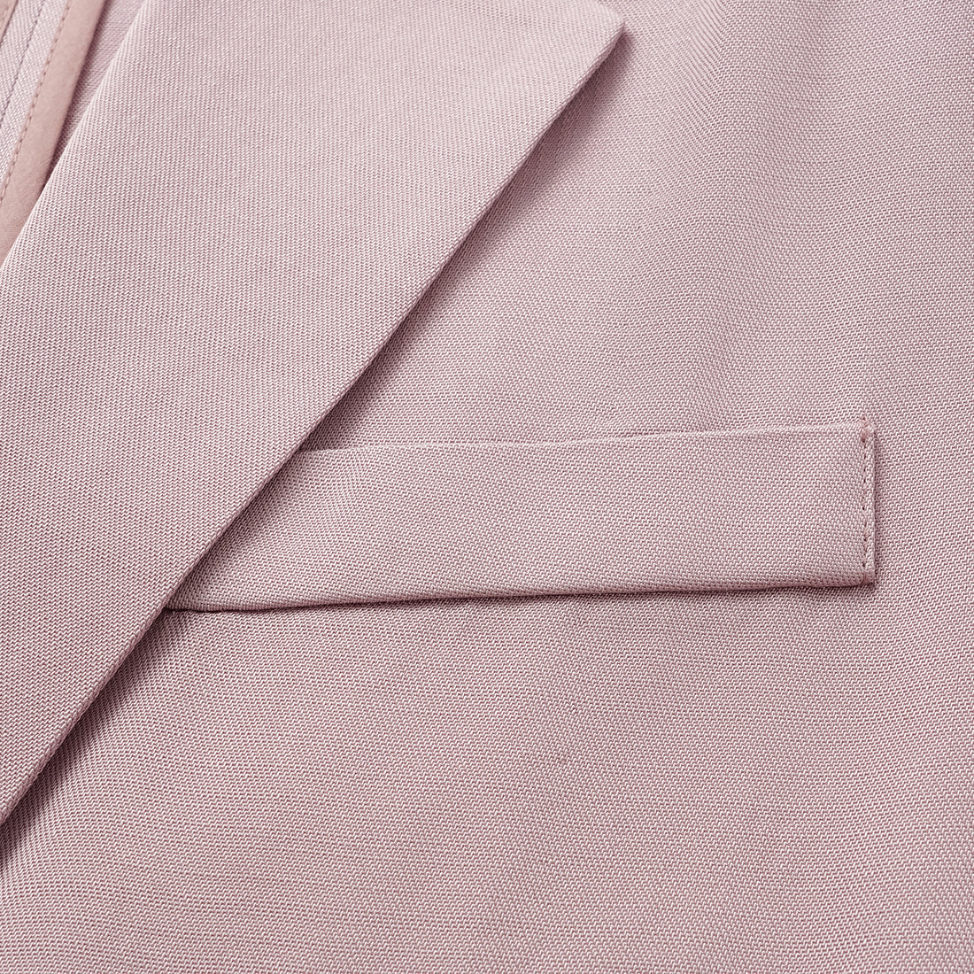 "Speak Sleek" Luxurious Lightweight Hemp Texture Acetate Oversized Suit Jacket—Pink 