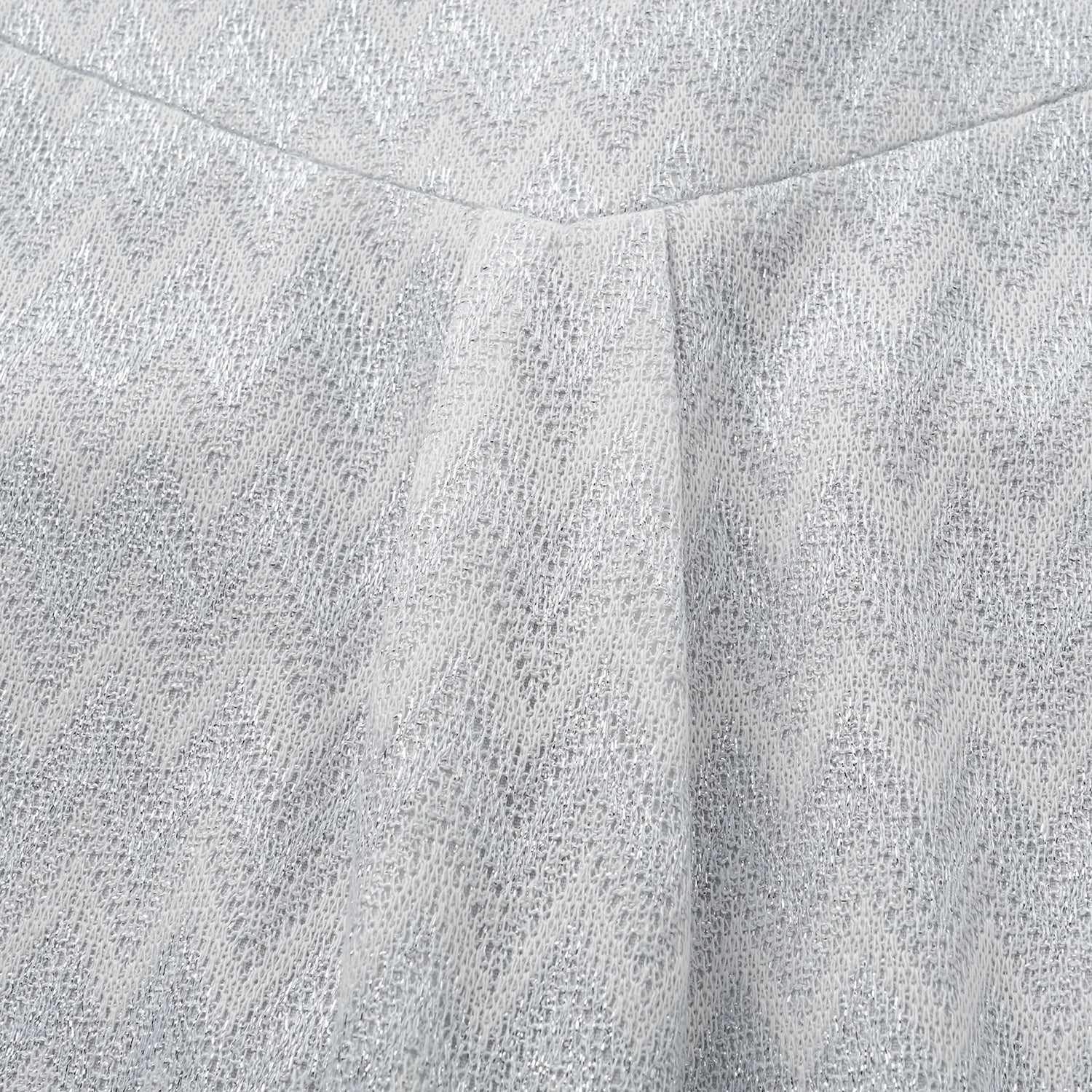 “Autumn Diary”義大利Chevron山形銀燦織紋針織連身褲—Hazy Vale煙嵐悠境