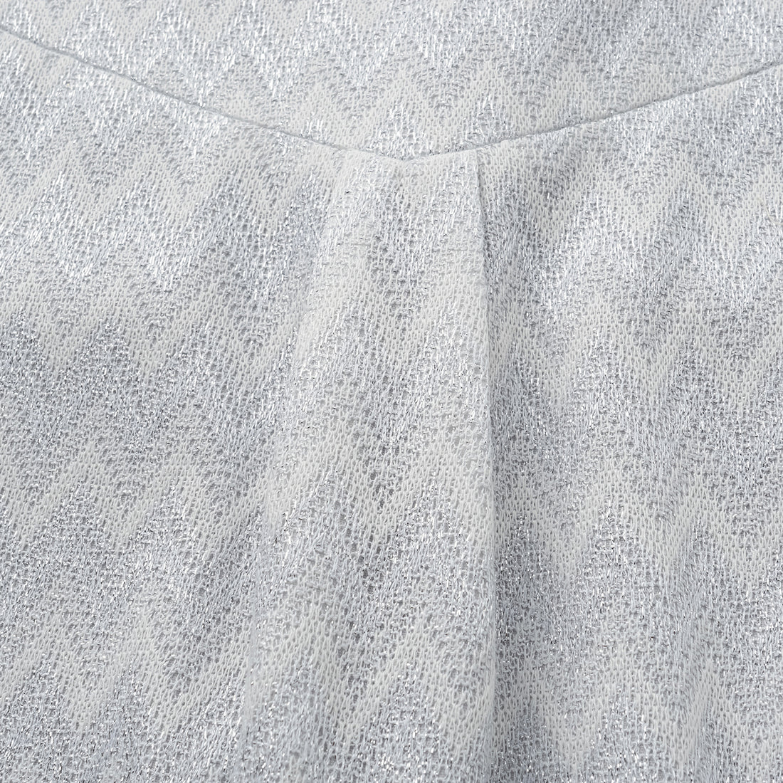 “Autumn Diary”義大利Chevron山形銀燦織紋針織連身褲—Hazy Vale煙嵐悠境