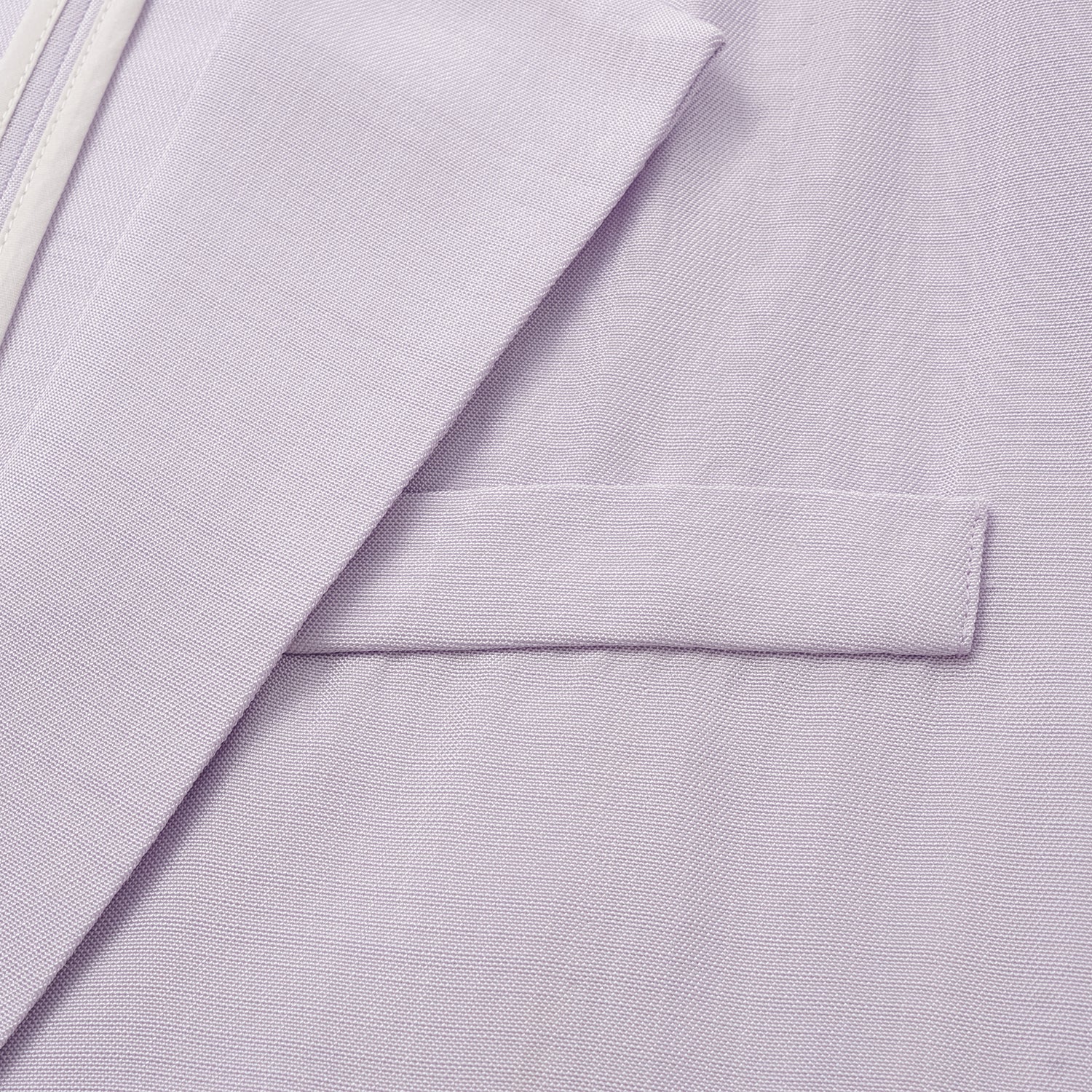 "Speak Sleek" 奢華輕薄麻感肌理醋酸Oversized西裝外套—Lilac