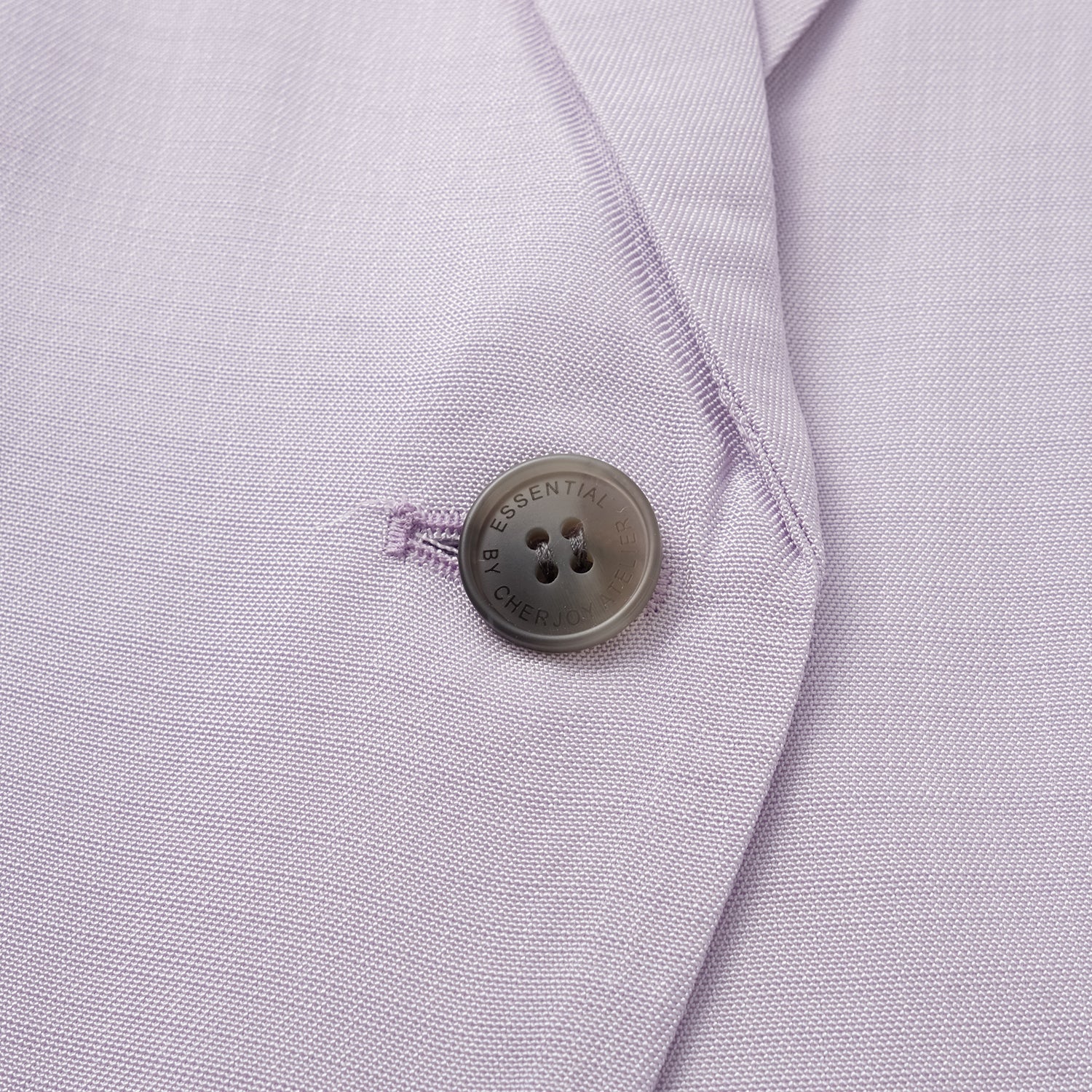 "Speak Sleek" 奢華輕薄麻感肌理醋酸Oversized西裝外套—Lilac