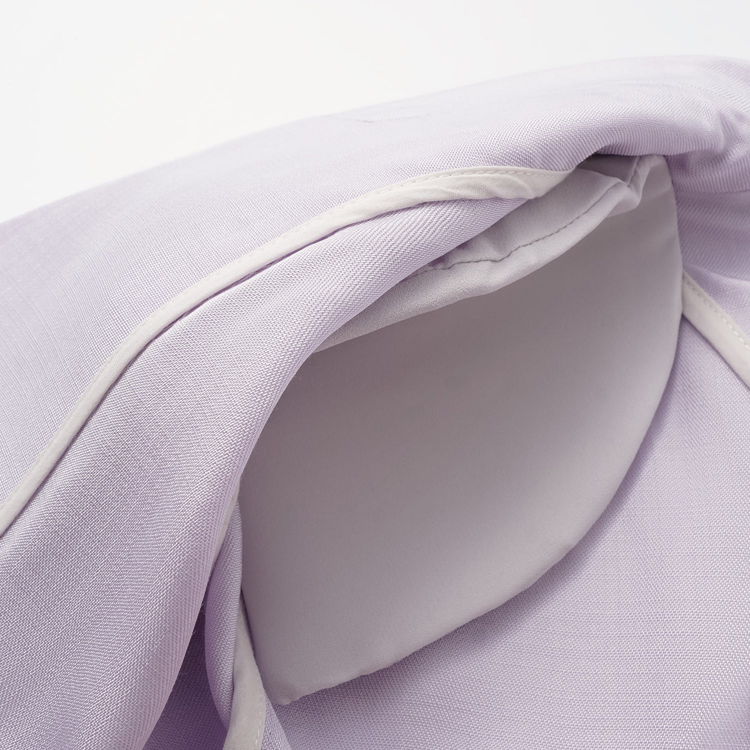 "Speak Sleek" 奢華輕薄麻感肌理醋酸Oversized西裝外套—Lilac