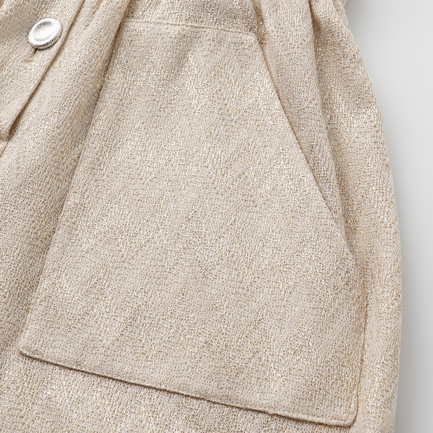 “Autumn Diary”義大利Chevron山形金縷織紋針織連身褲—Isle Breeze沙嶼暖風