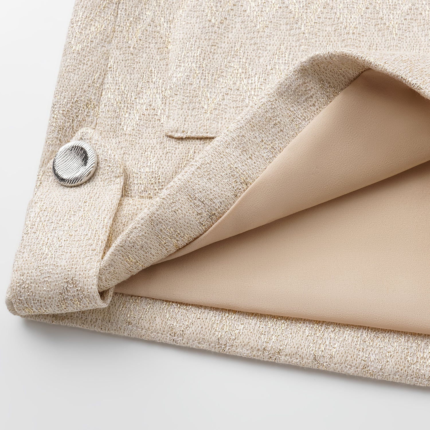 “Autumn Diary”義大利Chevron山形金縷織紋針織連身褲—Isle Breeze沙嶼暖風