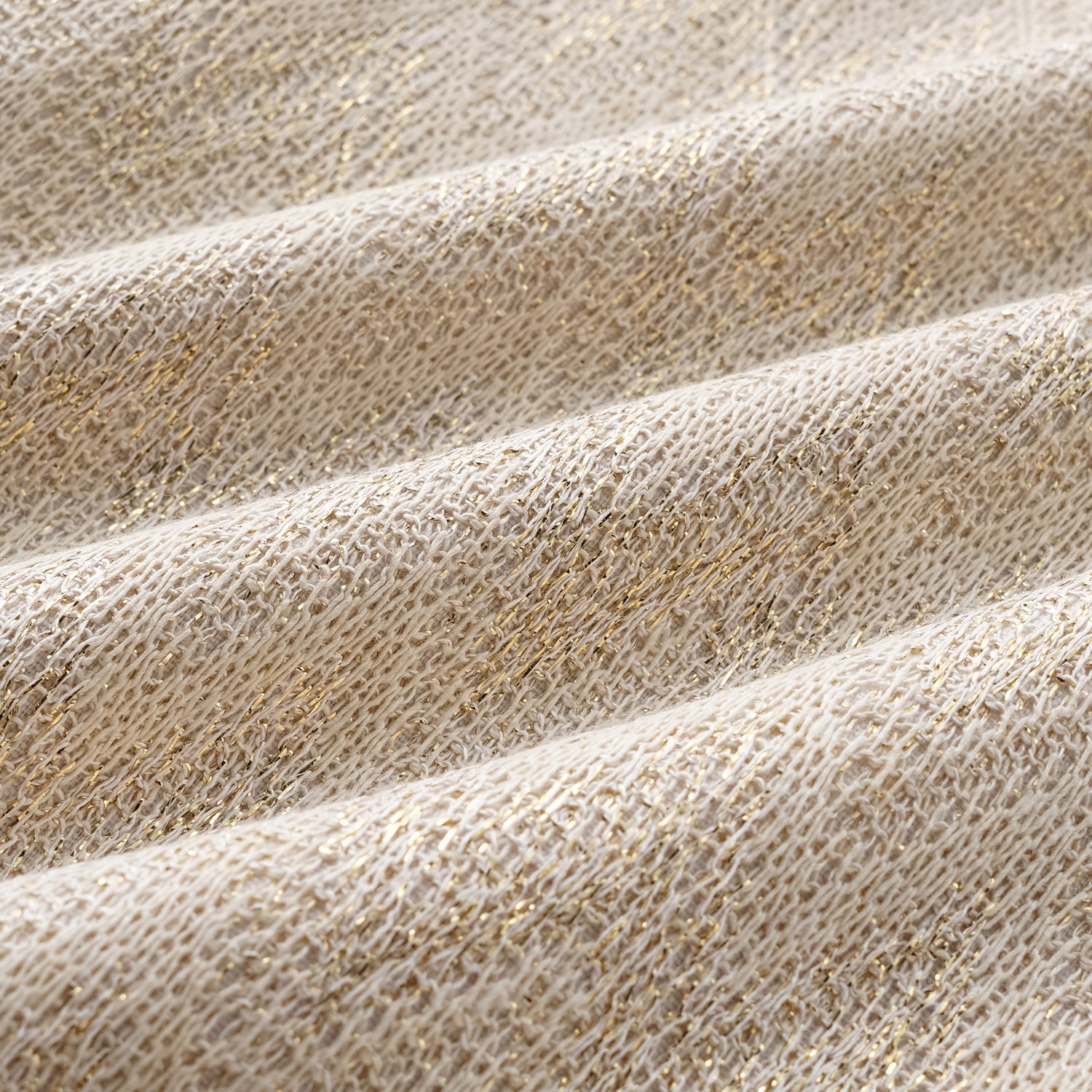 “Autumn Diary”義大利Chevron山形金縷織紋針織連身褲—Isle Breeze沙嶼暖風