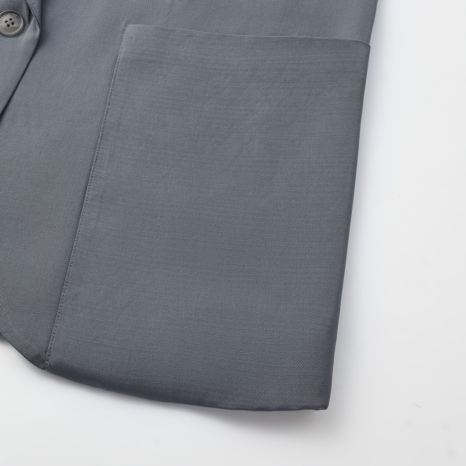 "Speak Sleek" 奢華輕薄麻感肌理醋酸Oversized西裝外套—Cloud