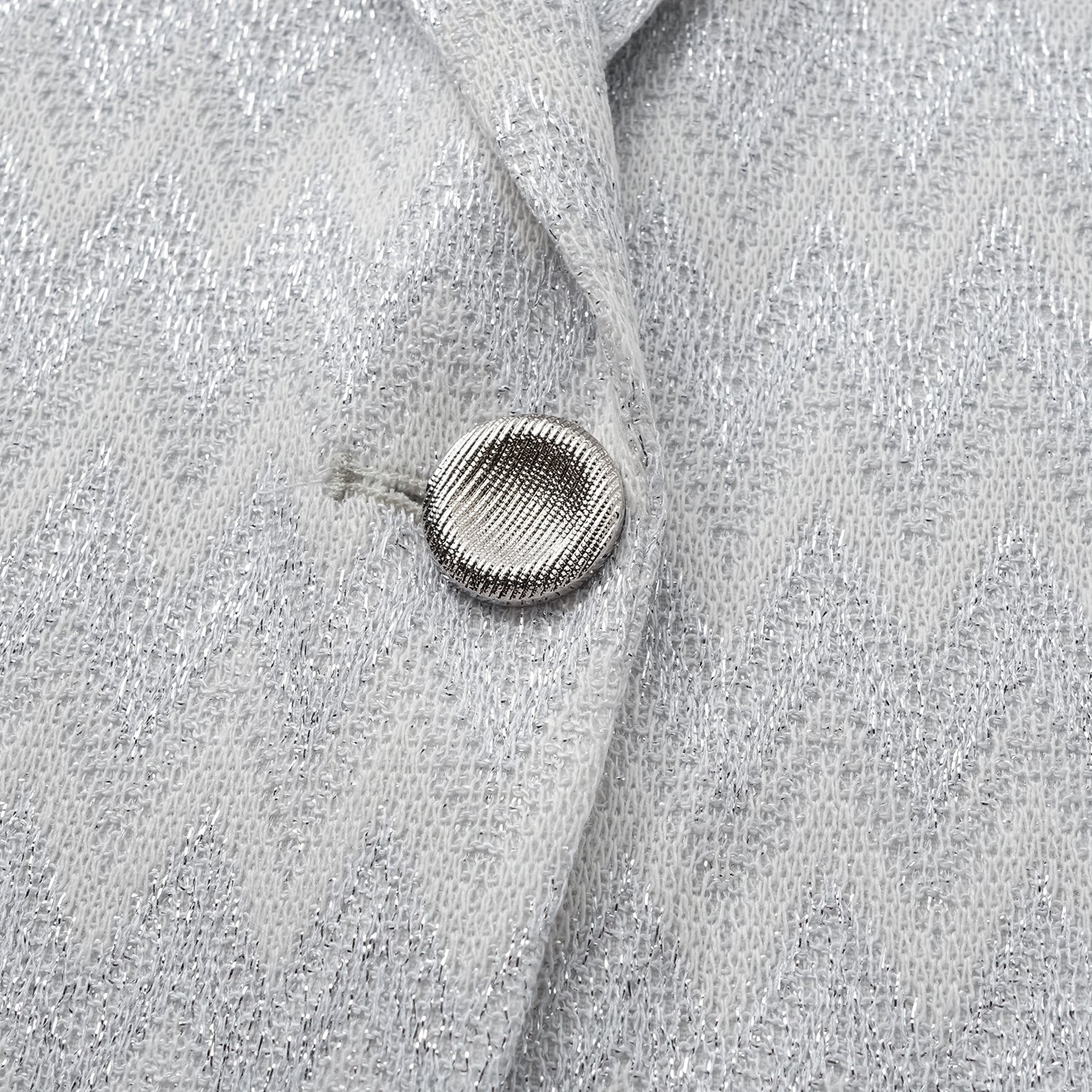 “Autumn Diary”義大利Chevron山形銀燦織紋針織西裝外套—Hazy Vale煙嵐悠境