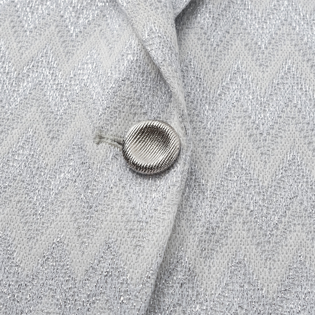 “Autumn Diary”義大利Chevron山形銀燦織紋針織西裝外套—Hazy Vale煙嵐悠境