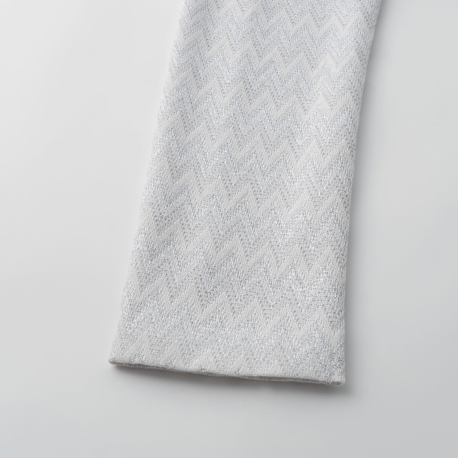 “Autumn Diary”義大利Chevron山形銀燦織紋針織西裝外套—Hazy Vale煙嵐悠境