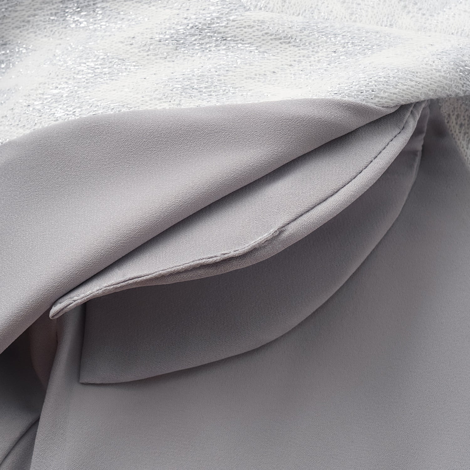 “Autumn Diary”義大利Chevron山形銀燦織紋針織西裝外套—Hazy Vale煙嵐悠境