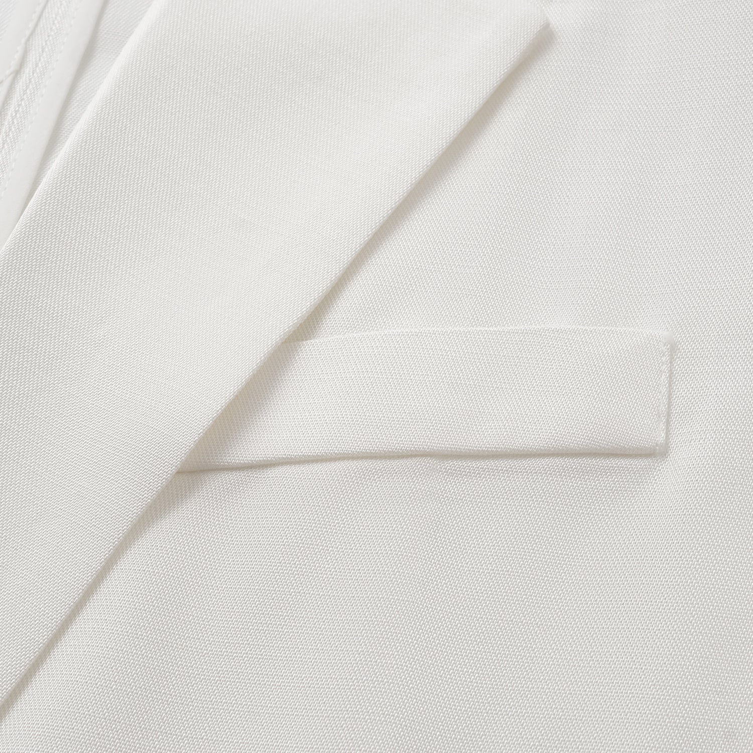 "Speak Sleek" 奢華輕薄麻感肌理醋酸Oversized西裝外套—Ivory