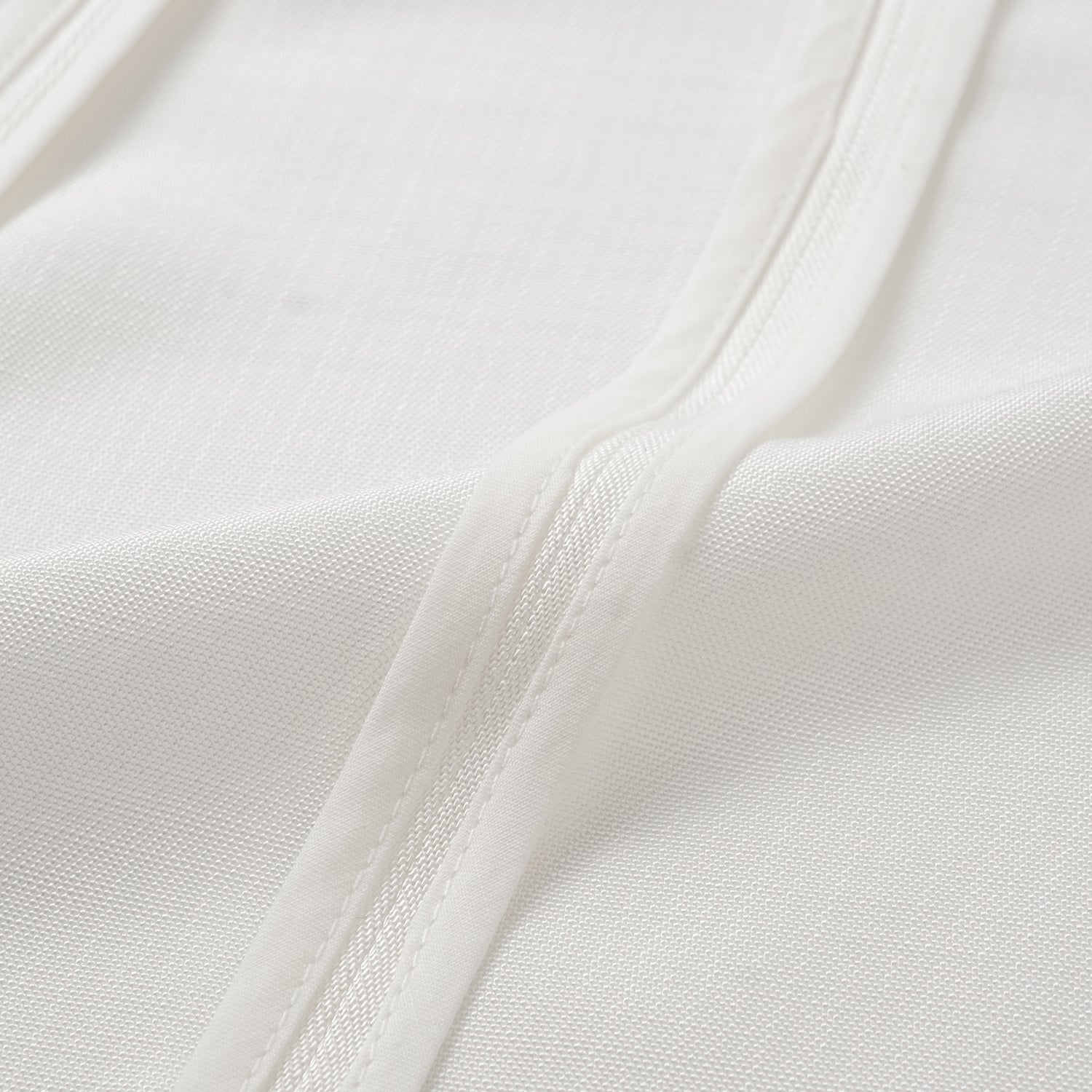 "Speak Sleek" 奢華輕薄麻感肌理醋酸Oversized西裝外套—Ivory