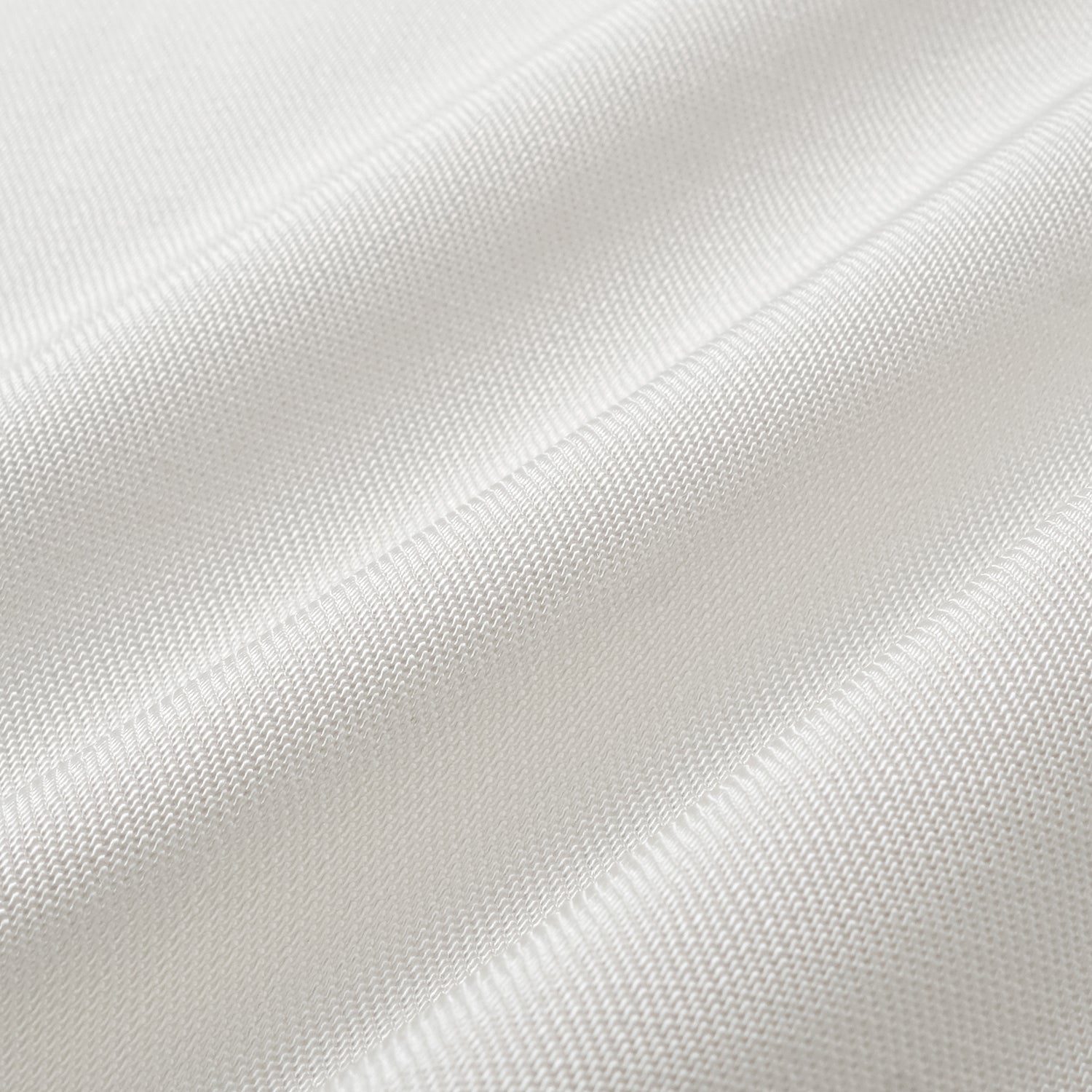 "Speak Sleek" 奢華輕薄麻感肌理醋酸立體剪裁寬褲—Ivory