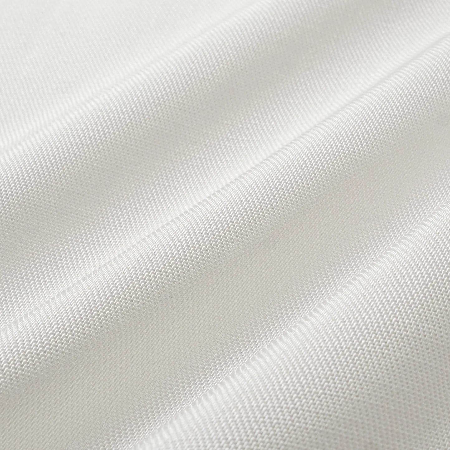 "Speak Sleek" 奢華輕薄麻感肌理醋酸立體剪裁寬褲—Ivory