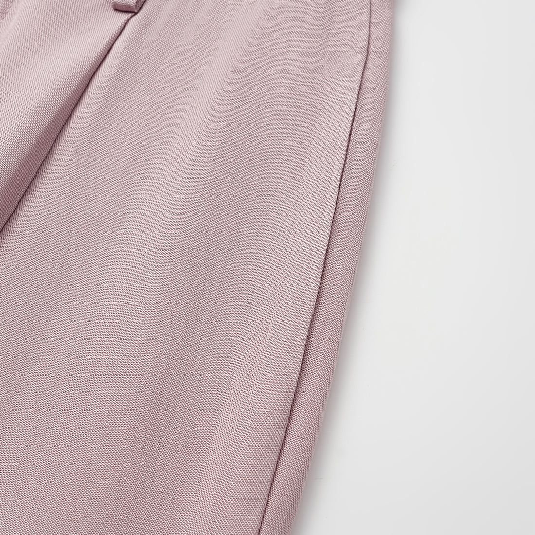 "Speak Sleek" 奢華輕薄麻感肌理醋酸立體剪裁寬褲—Pink