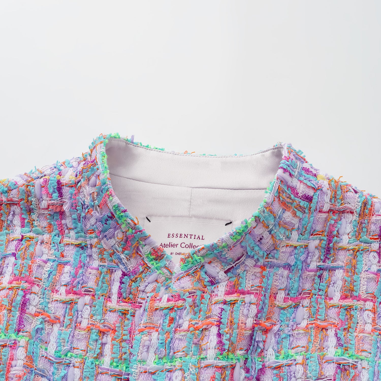 "Chelsea tea time."法國夏日輕薄花呢短袖開衫—Prelude in Pastel粉彩奏鳴