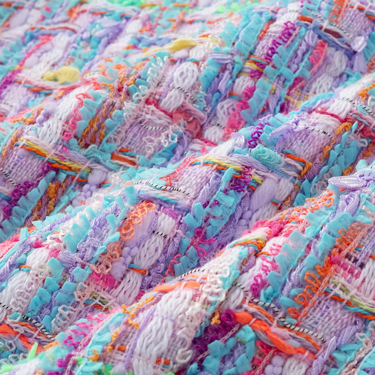 "Chelsea tea time."法國夏日輕薄花呢短袖開衫—Prelude in Pastel粉彩奏鳴