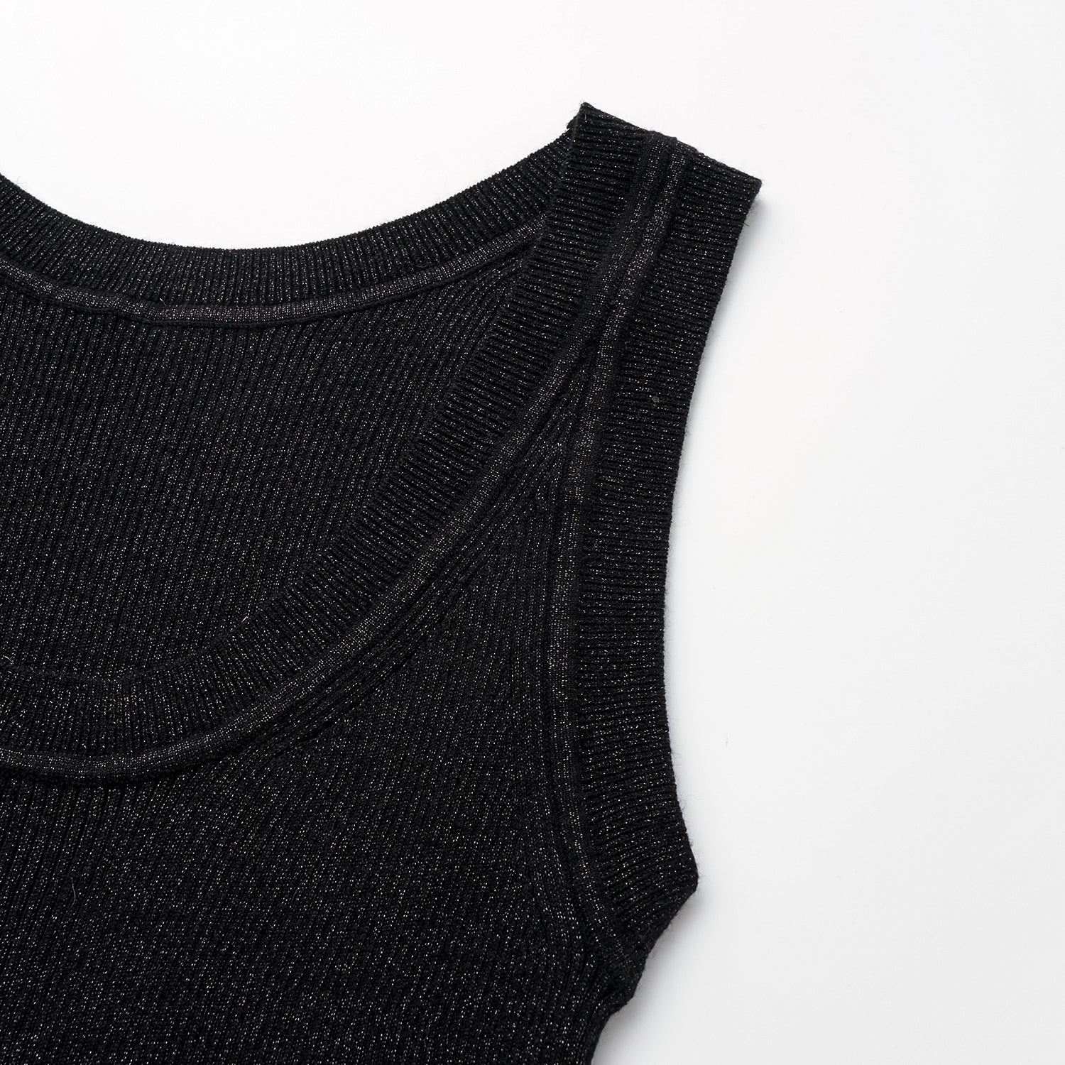 "Summer Diary" 涼感三醋酸喀什米爾針織背心—Dawn