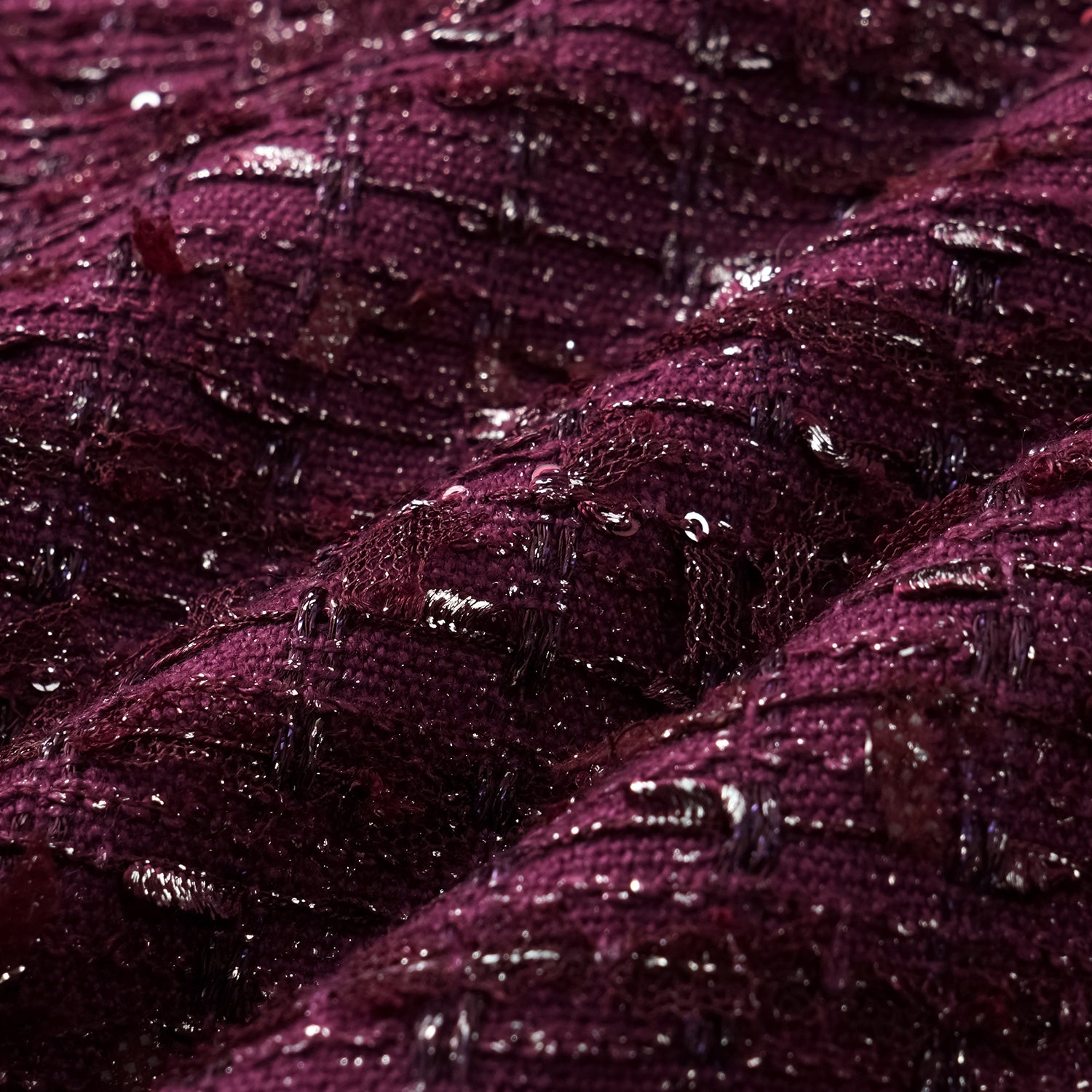 “Westminister Weekdays” 輕薄花呢立體剪裁寬褲- Romance