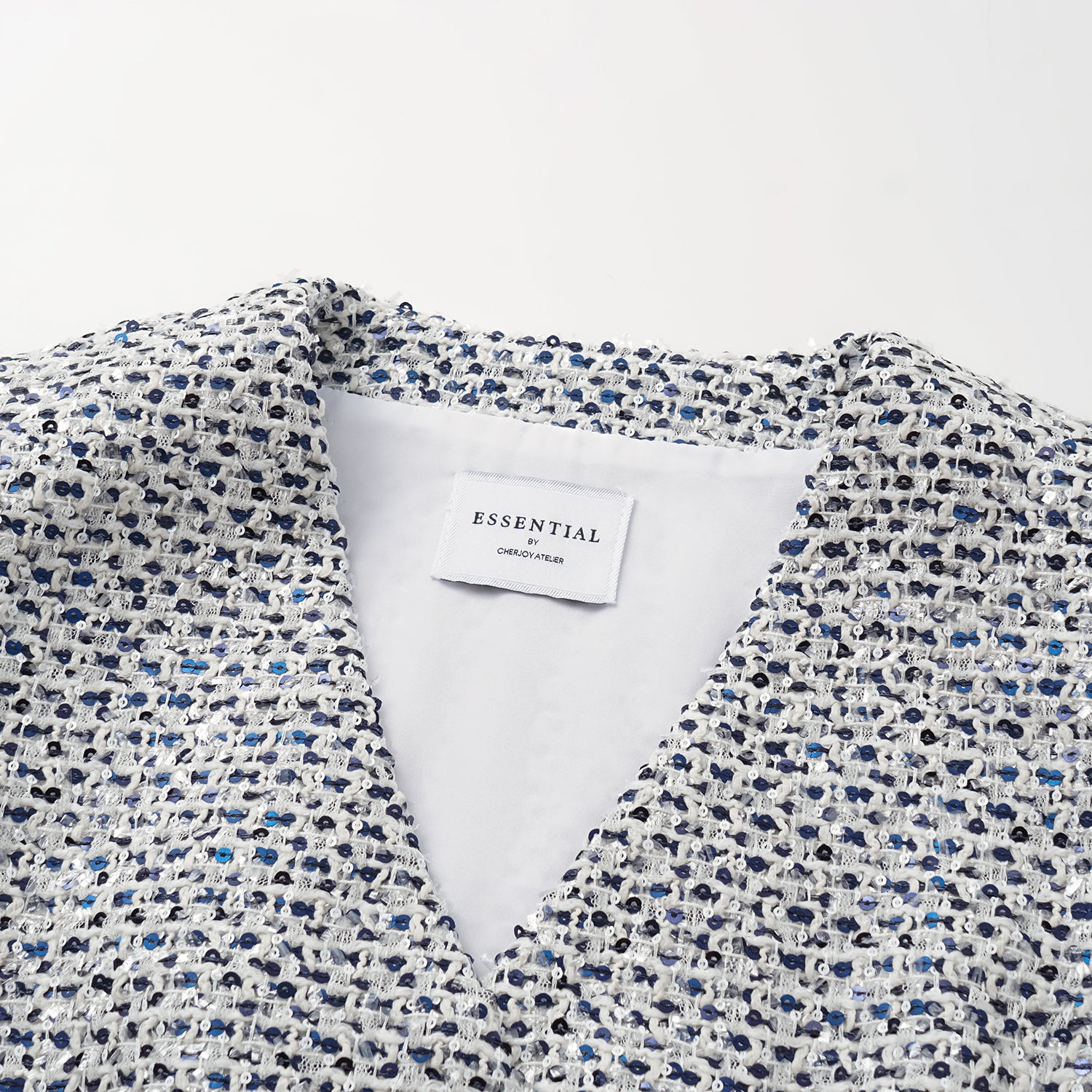 “Westminister Weekdays” 輕薄花呢綁帶西裝馬甲背心- Rational