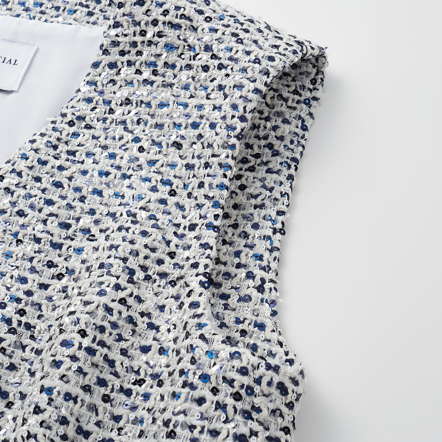 “Westminister Weekdays” 輕薄花呢綁帶西裝馬甲背心- Rational