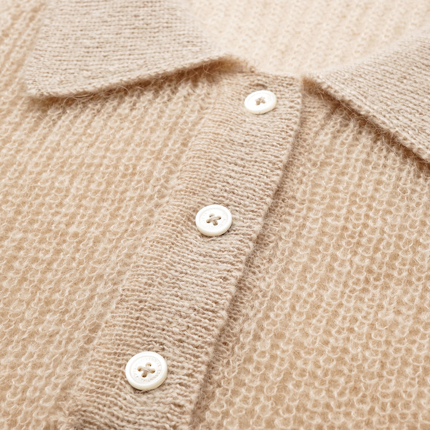 Autumn Diary Superfine Knit 3/4 Sleeve Top — Light Camel 