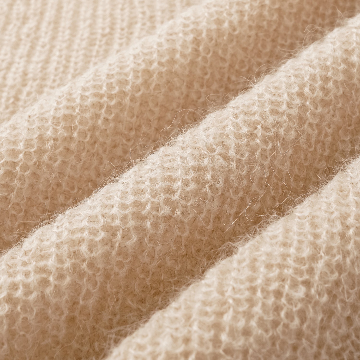 Autumn Diary Superfine Knit 3/4 Sleeve Top — Light Camel 