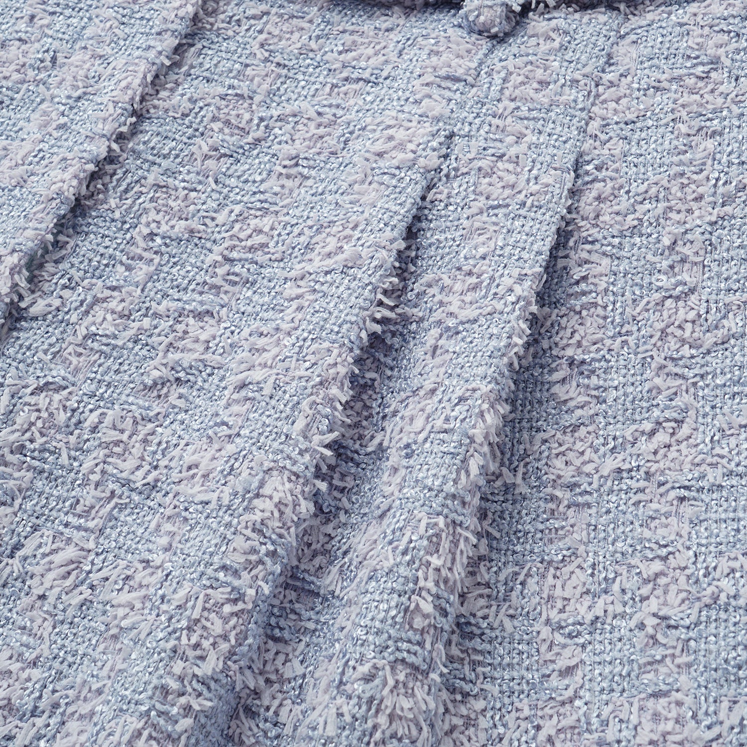 “Tokyo’Hours” 西班牙千鳥紋簇絨工藝花呢短褲——Violet Hour紫韻漫境